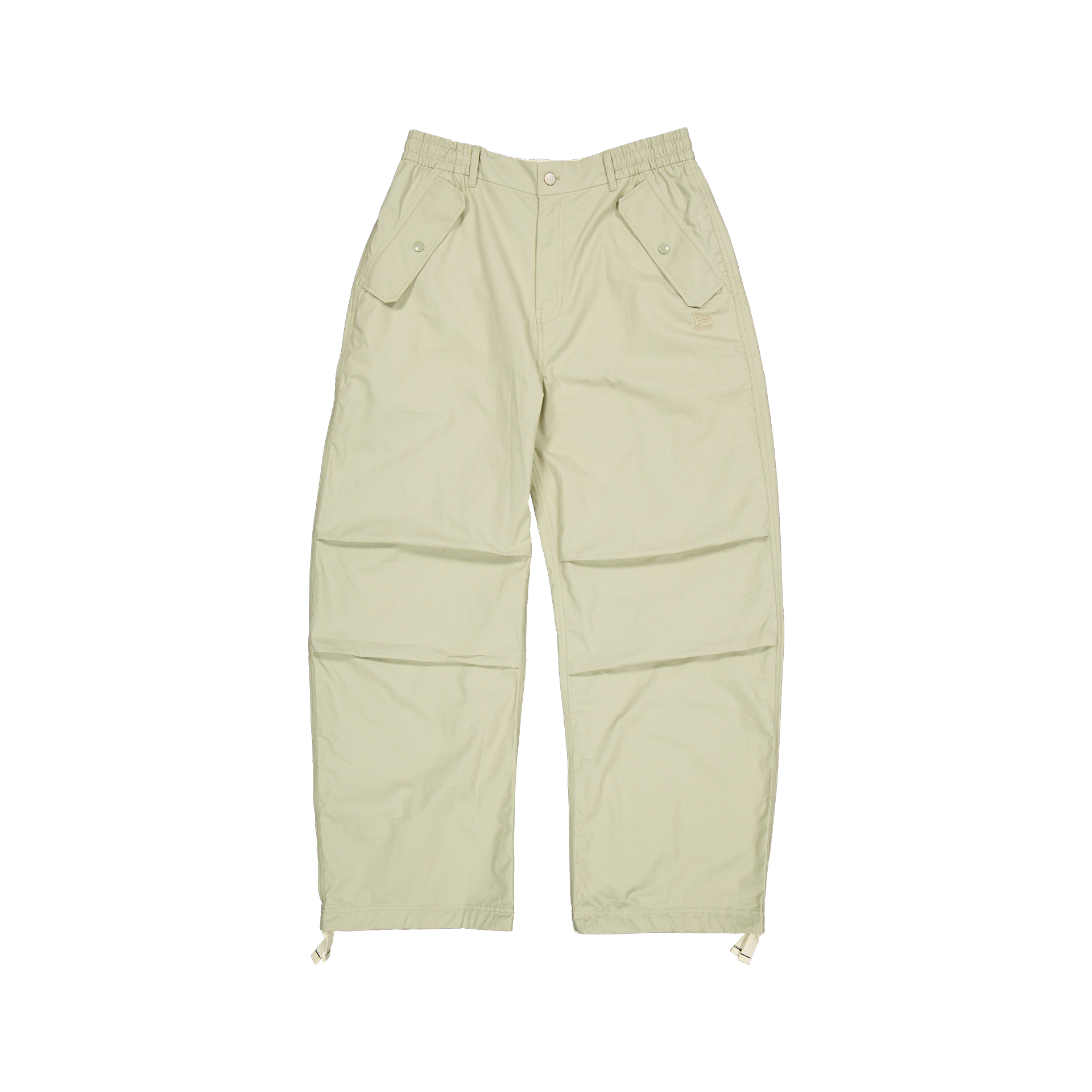 New Era Branded Loose Military Cargo Abbey Stone Pants