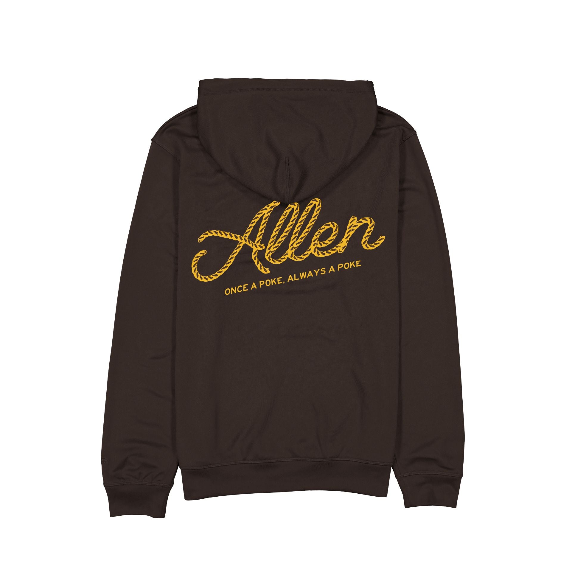 Wyoming Cowboys Josh Allen Jersey Retirement Poke Hoodie - Image 2