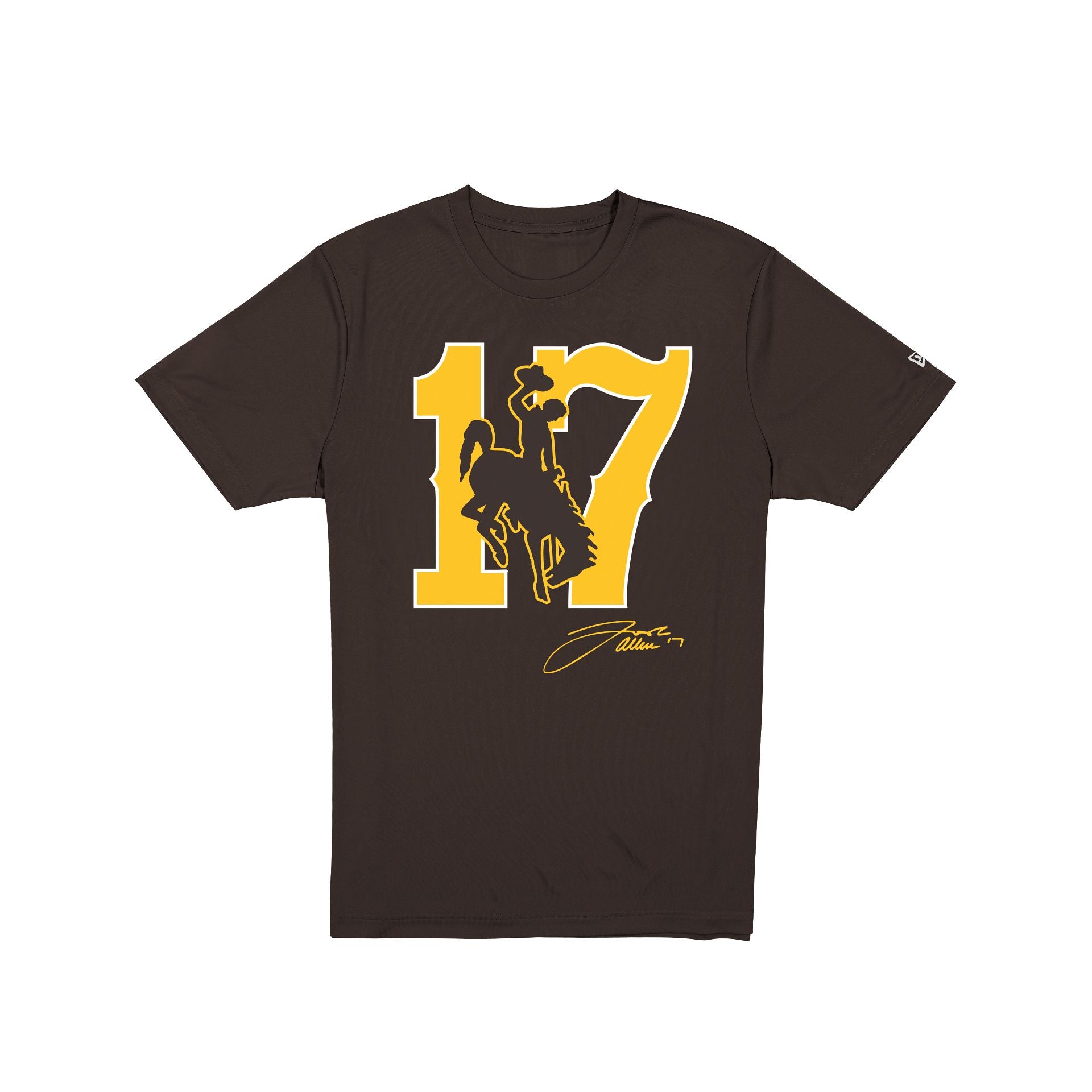 Wyoming Cowboys Josh Allen Jersey Retirement 17 T-Shirt