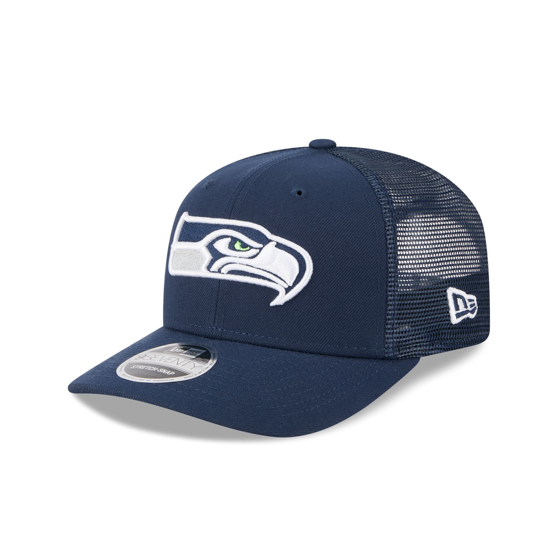 Seattle Seahawks Super Bowl LX Champions Sasquatch Sidepatch 9SEVENTY Trucker Hat - Image 3