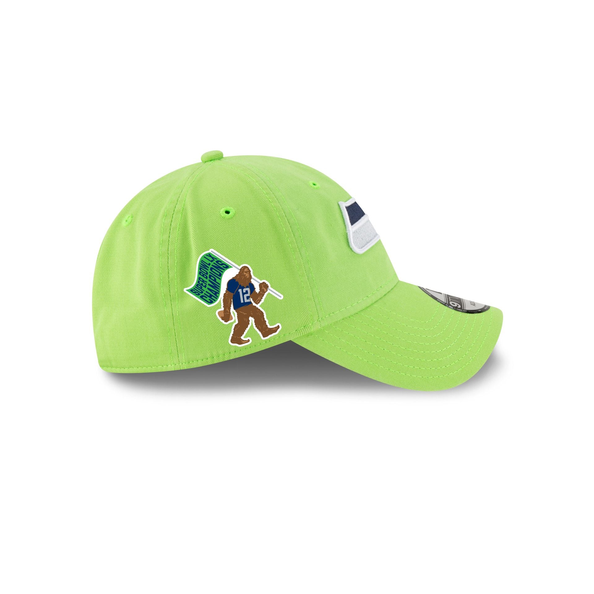 Seattle Seahawks Super Bowl LX Champions Sasquatch Sidepatch 9TWENTY Adjustable Hat - Image 4