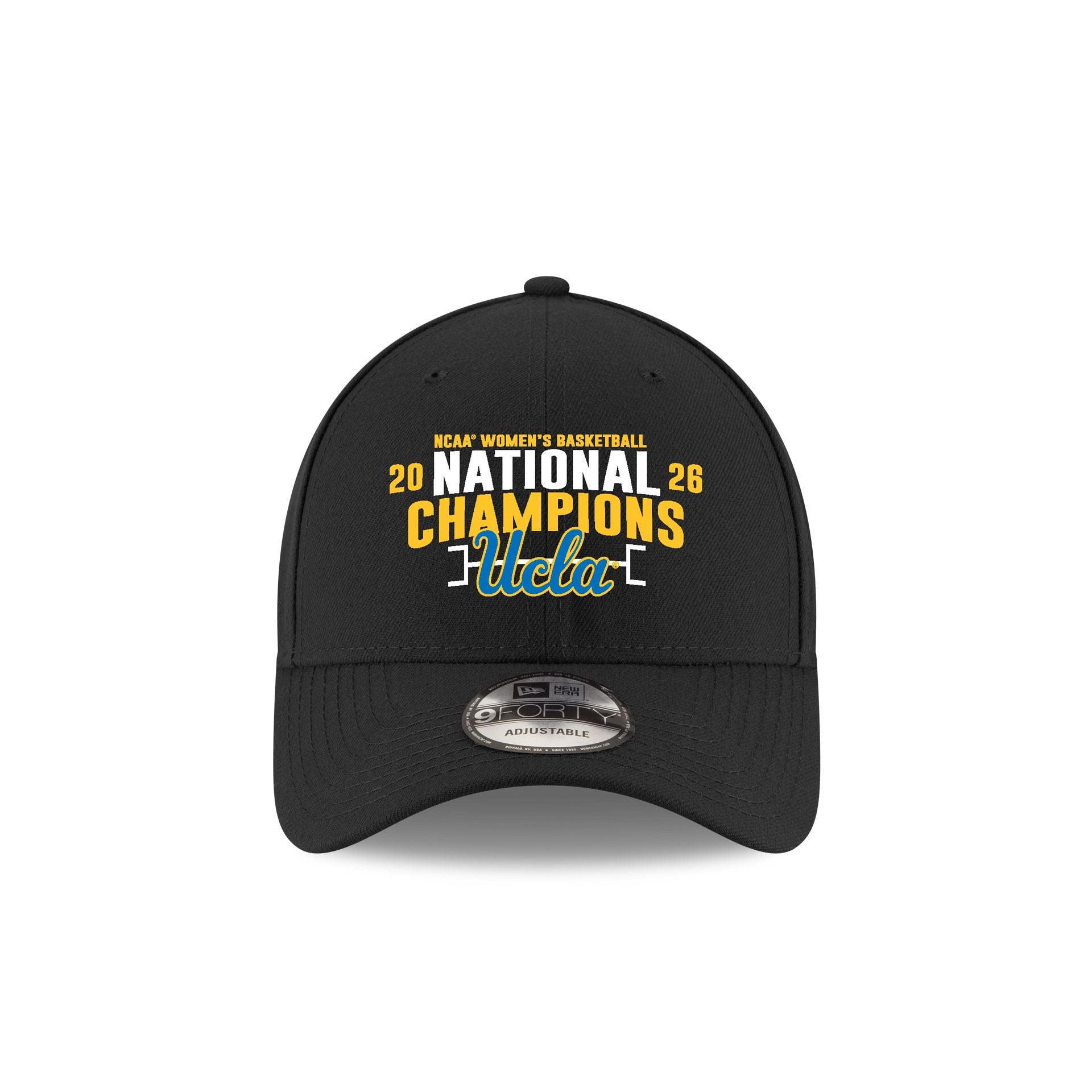 UCLA Bruins 2026 NCAA Women's Basketball National Champions 9FORTY Adjustable Hat - Image 2