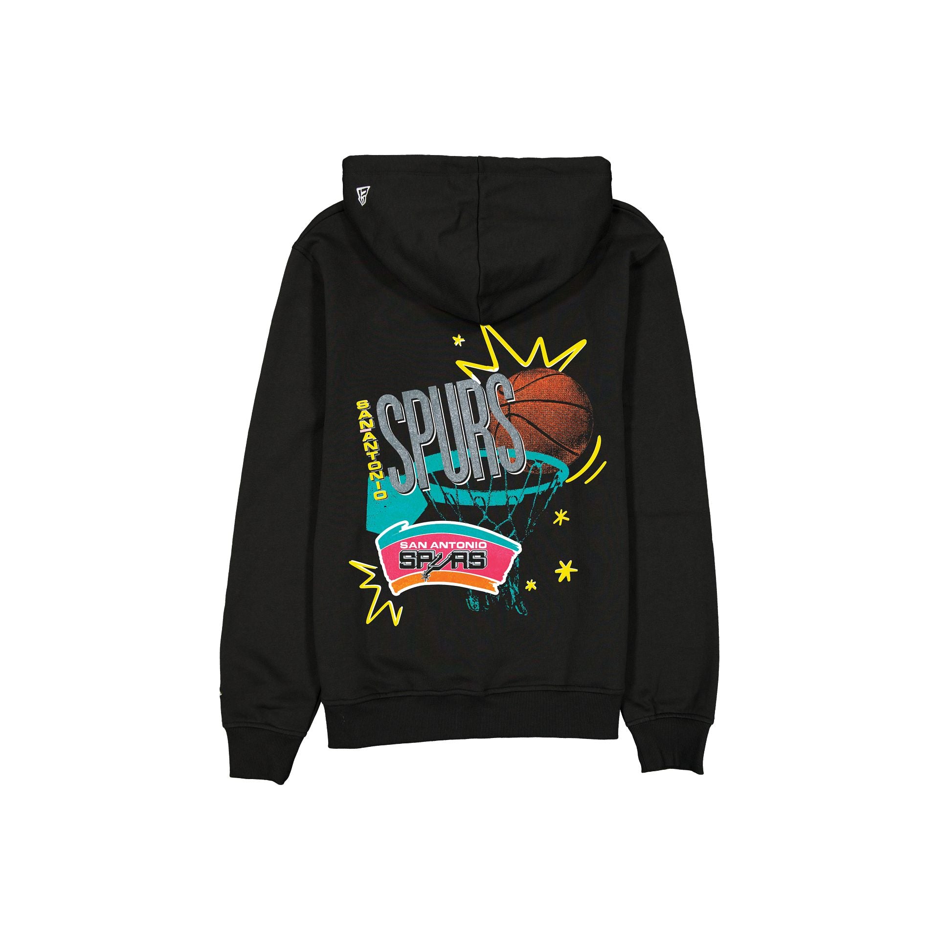 San Antonio Spurs Hardwood Classics 90s Hoodie - Image 2
