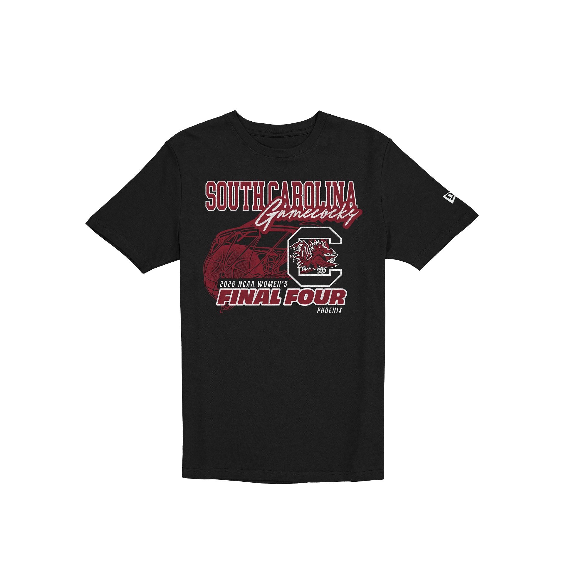 South Carolina Gamecocks 2026 NCAA Women's Final Four Black T-Shirt