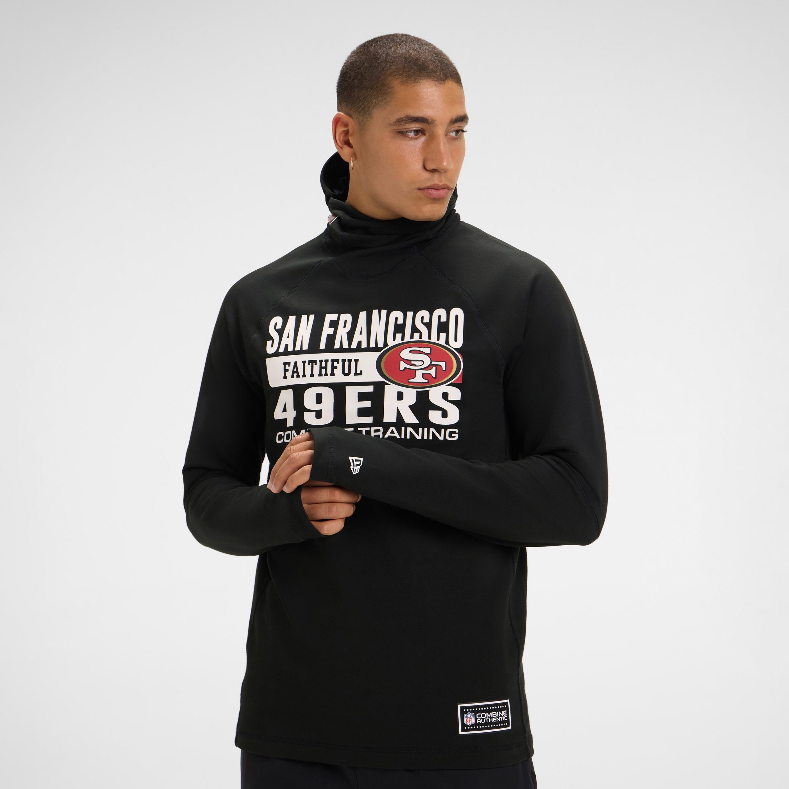 Denver Broncos 2025 Functional Fandom Black Balaclava Hoodie - Image 2