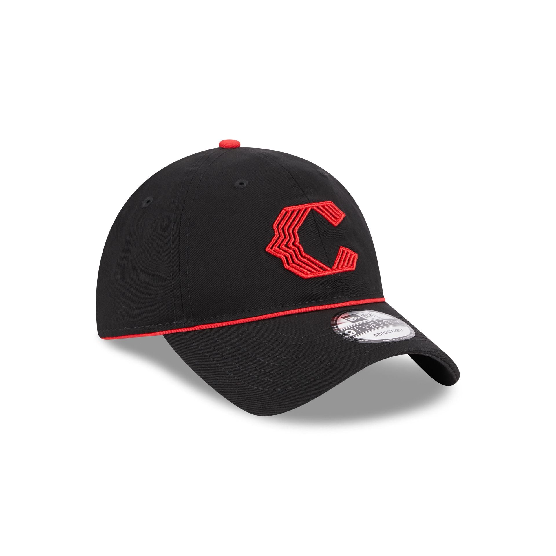 Cincinnati Reds 2026 City Connect Kids Black 9TWENTY Adjustable Hat - Image 3