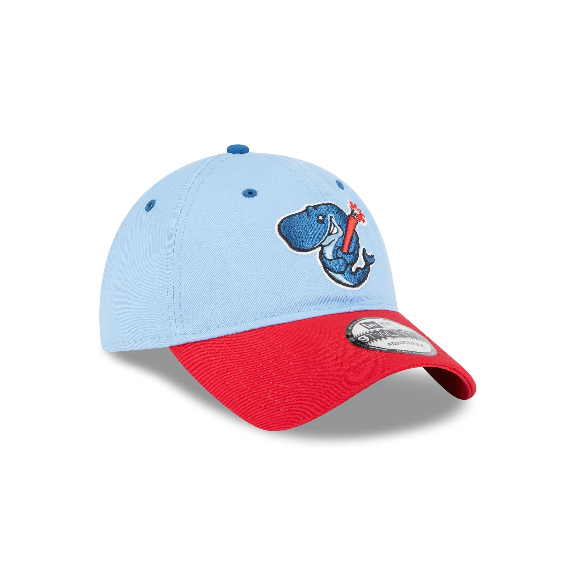 Eugene Emeralds Theme Night Light Blue 9TWENTY Adjustable Hat - Image 3