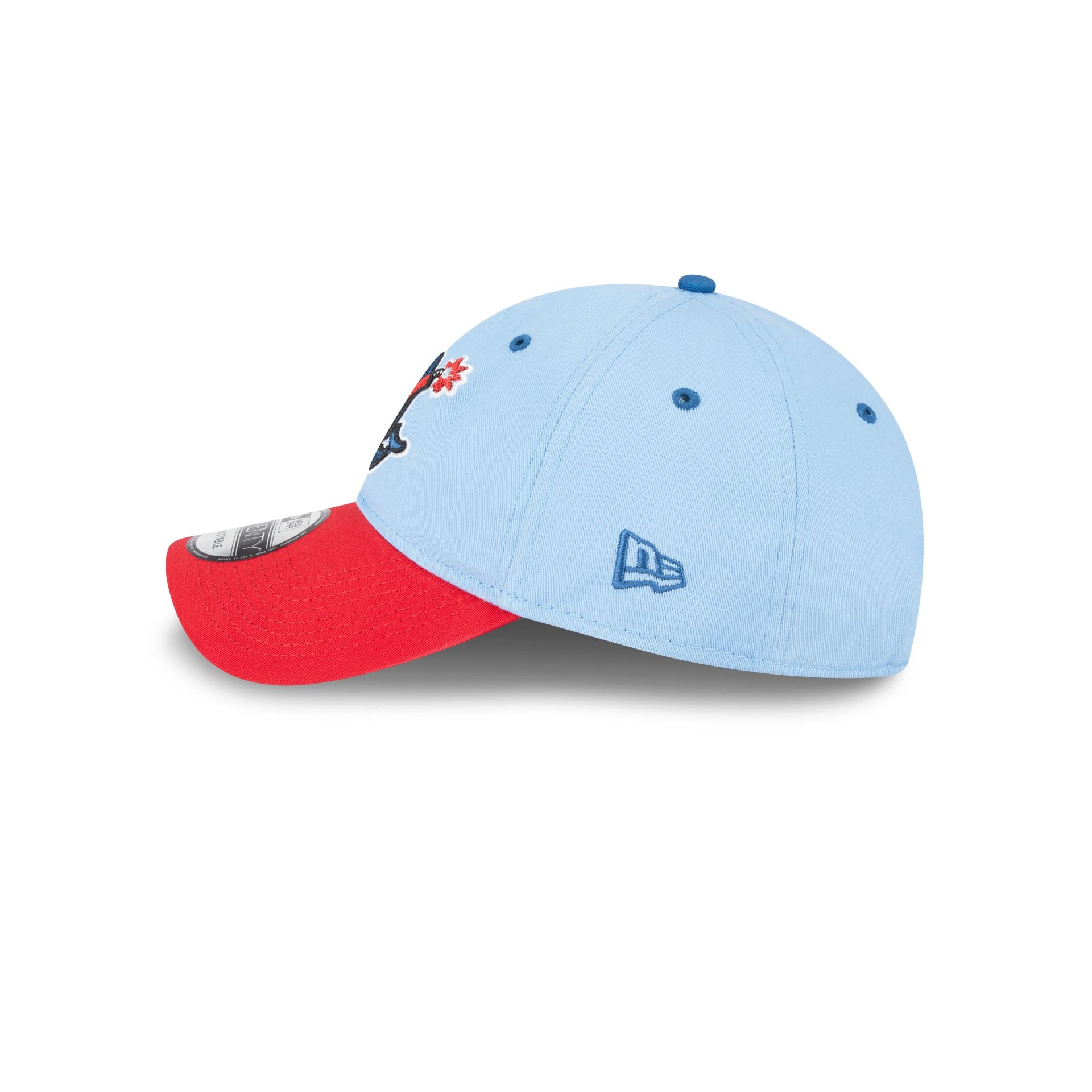 Eugene Emeralds Theme Night Light Blue 9TWENTY Adjustable Hat - Image 4