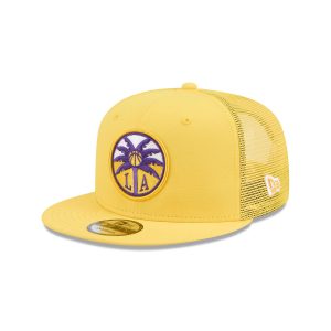 Los Angeles Sparks Yellow 9FIFTY Trucker Hat