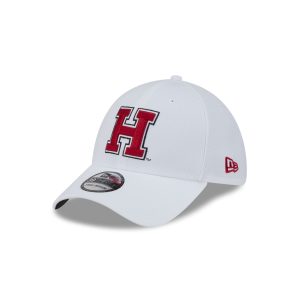 Harvard Crimson Optic White 39THIRTY Stretch Fit Hat