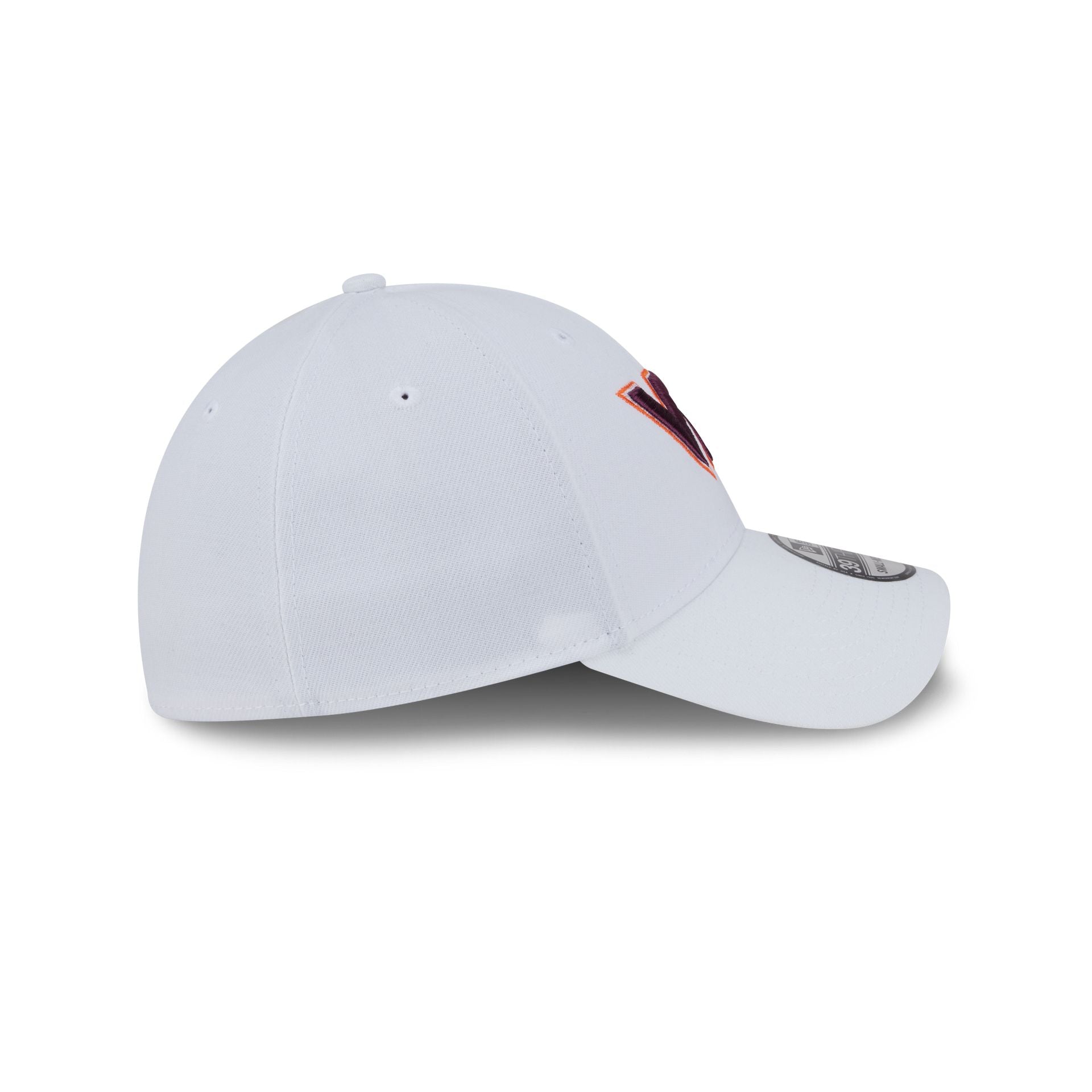 Virginia Tech Hokies Optic White 39THIRTY Stretch Fit Hat - Image 5