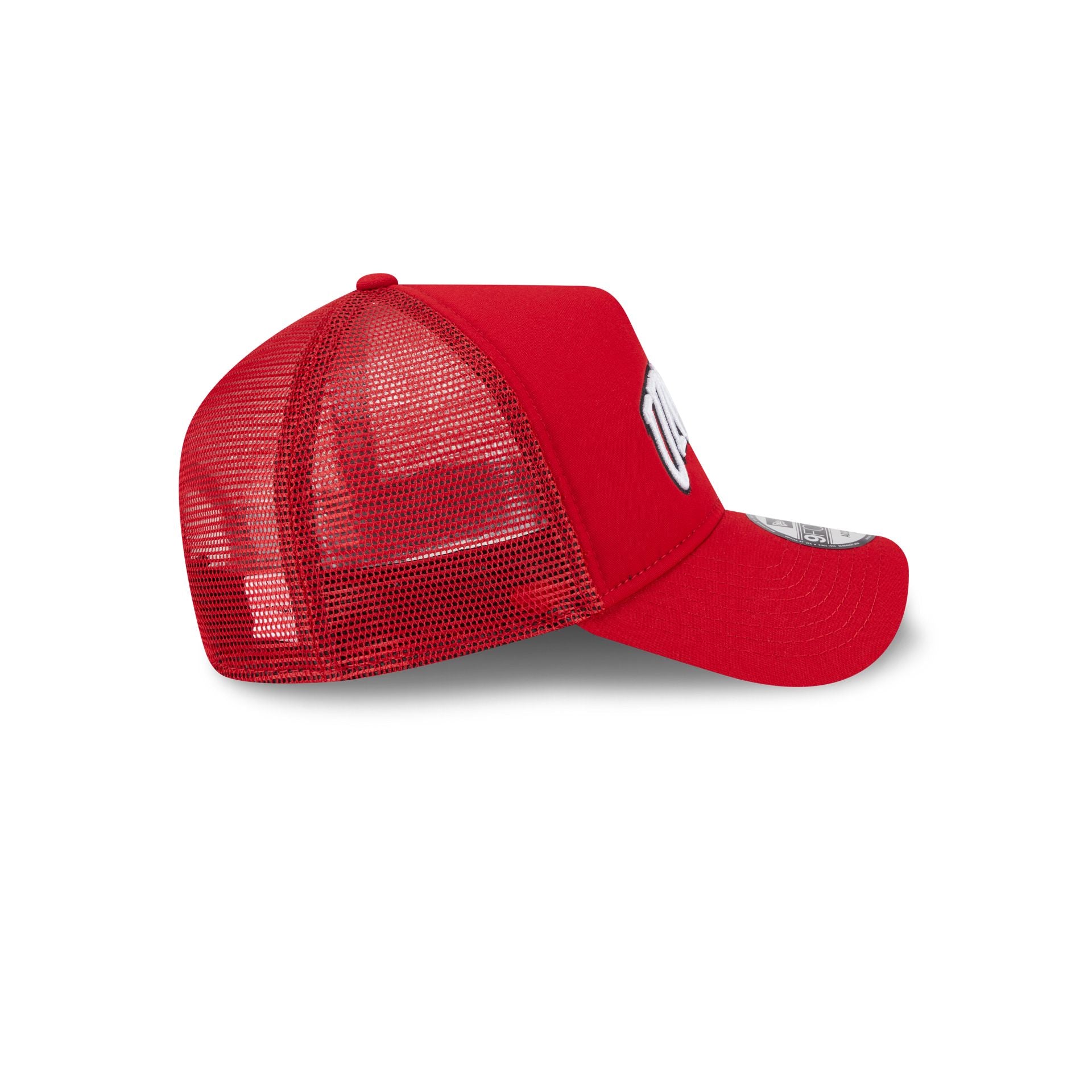UNLV Runnin' Rebels Go-To 9FORTY A-Frame Trucker Hat - Image 5