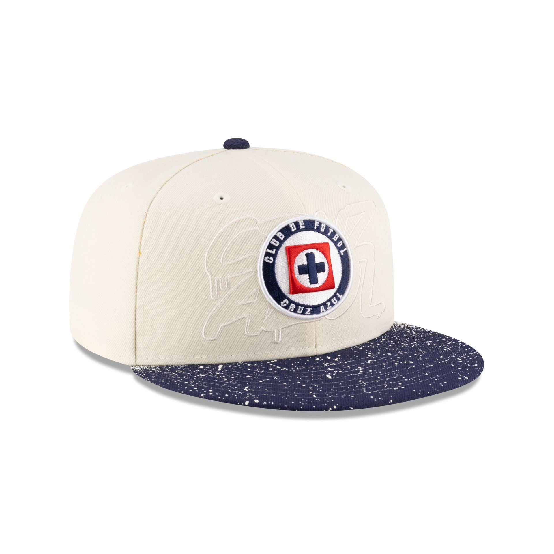 Cruz Azul Splattered Visor 59FIFTY Fitted Hat - Image 3