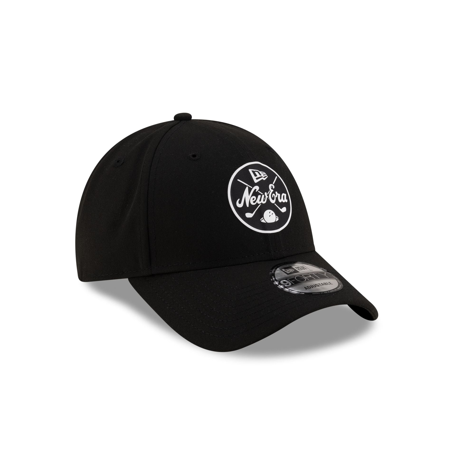 New Era Golf Repreve Black 9FORTY Snapback Hat - Image 3
