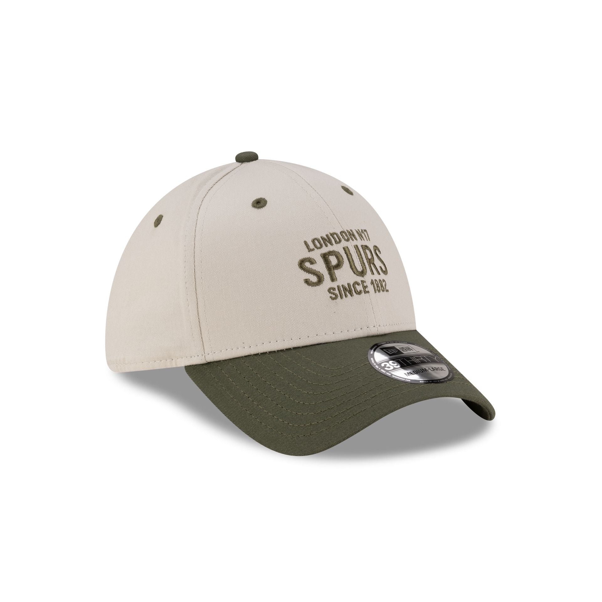 Tottenham Hotspur FC Ivory 39THIRTY Stretch Fit Hat - Image 3