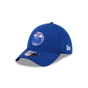 Edmonton Oilers Blue 39THIRTY Stretch Fit Hat