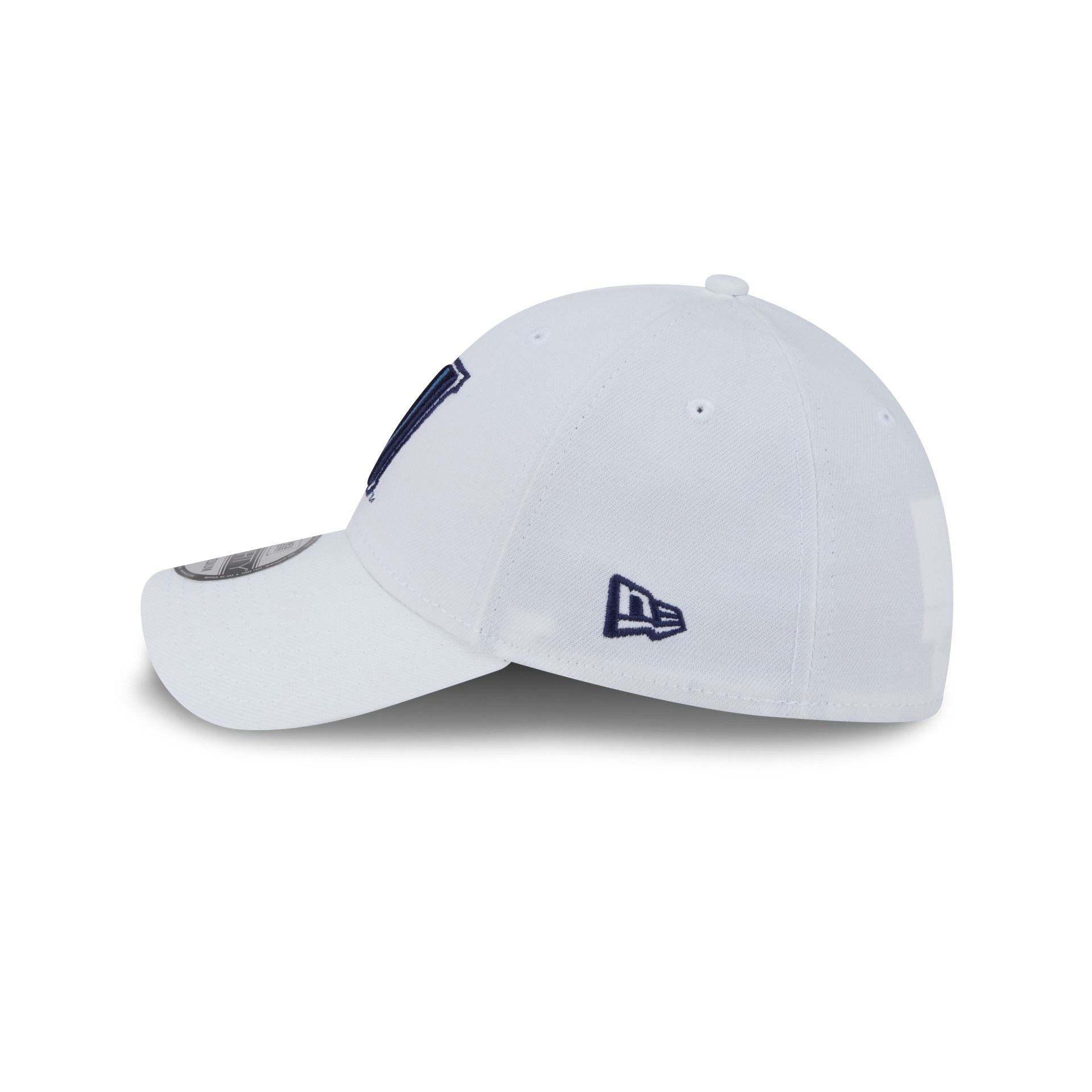 Villanova Wildcats Optic White 39THIRTY Stretch Fit Hat - Image 4