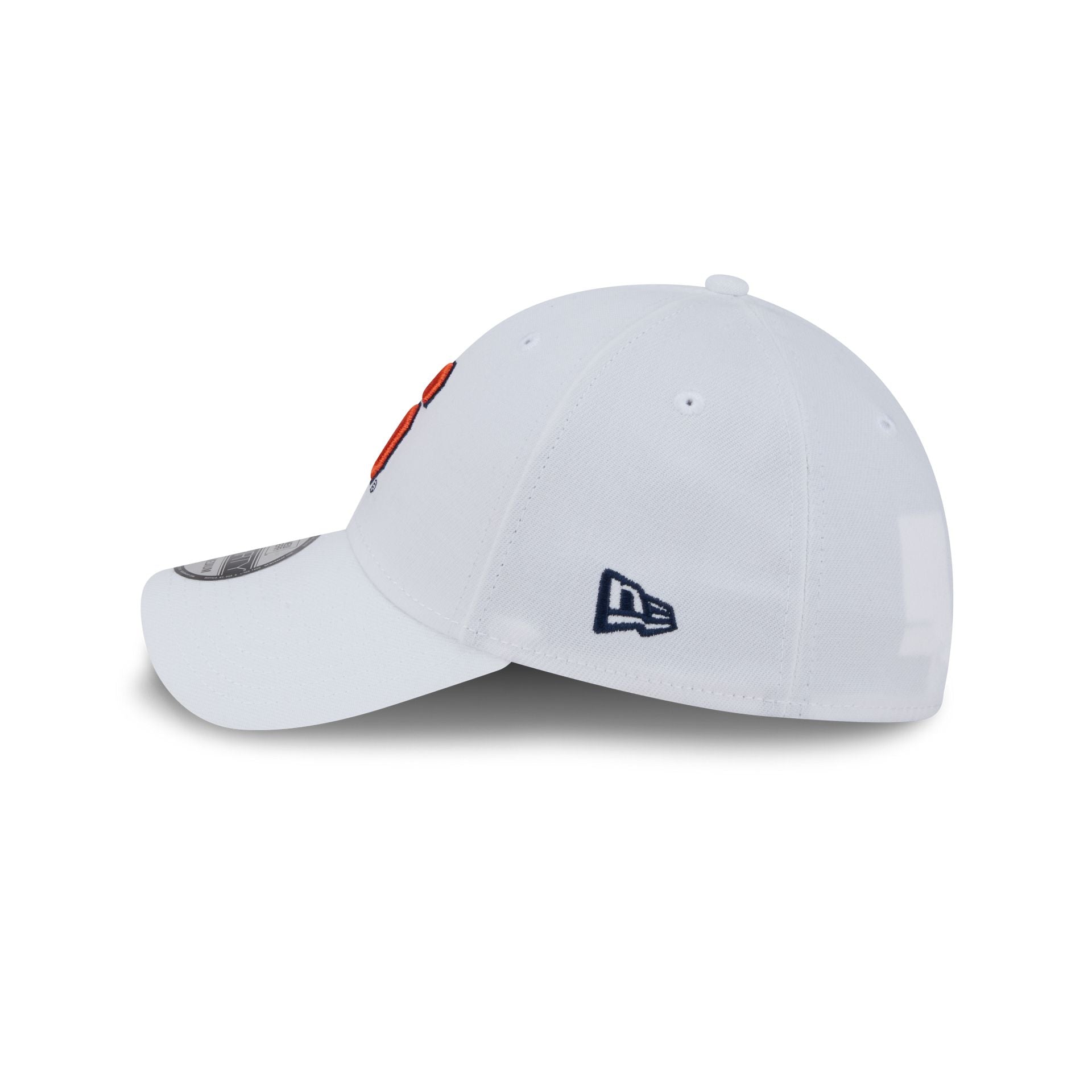 Syracuse Orange Optic White 39THIRTY Stretch Fit Hat - Image 4
