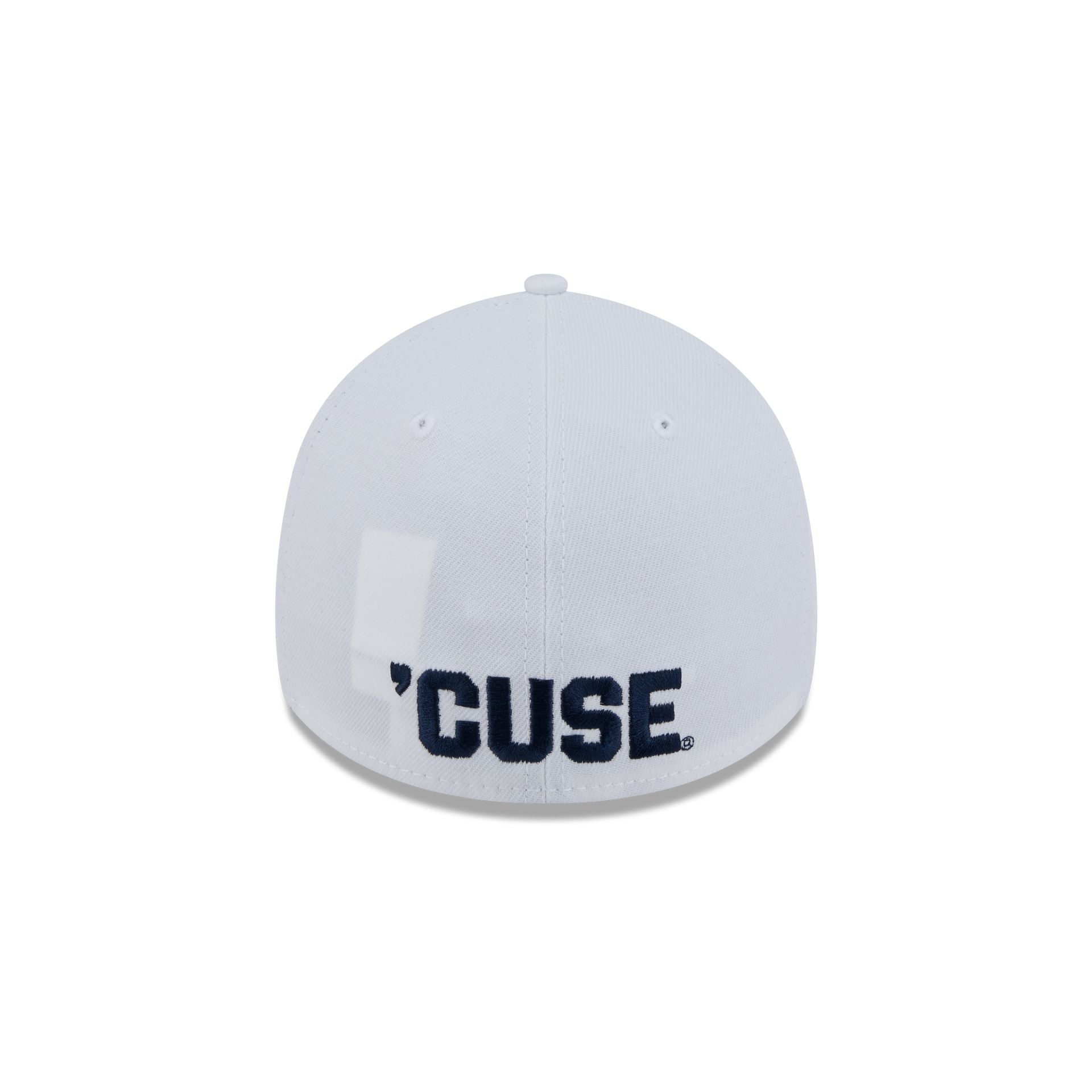 Syracuse Orange Optic White 39THIRTY Stretch Fit Hat - Image 6