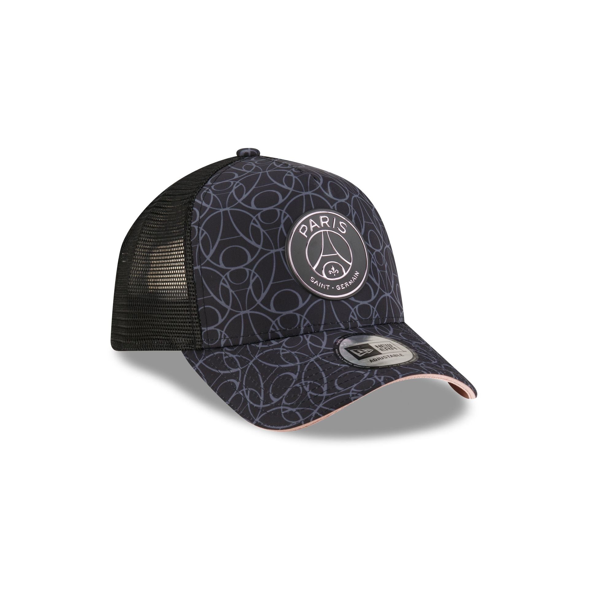 Paris Saint-Germain Tonal All Over Print 9FORTY A-Frame Trucker Hat - Image 3