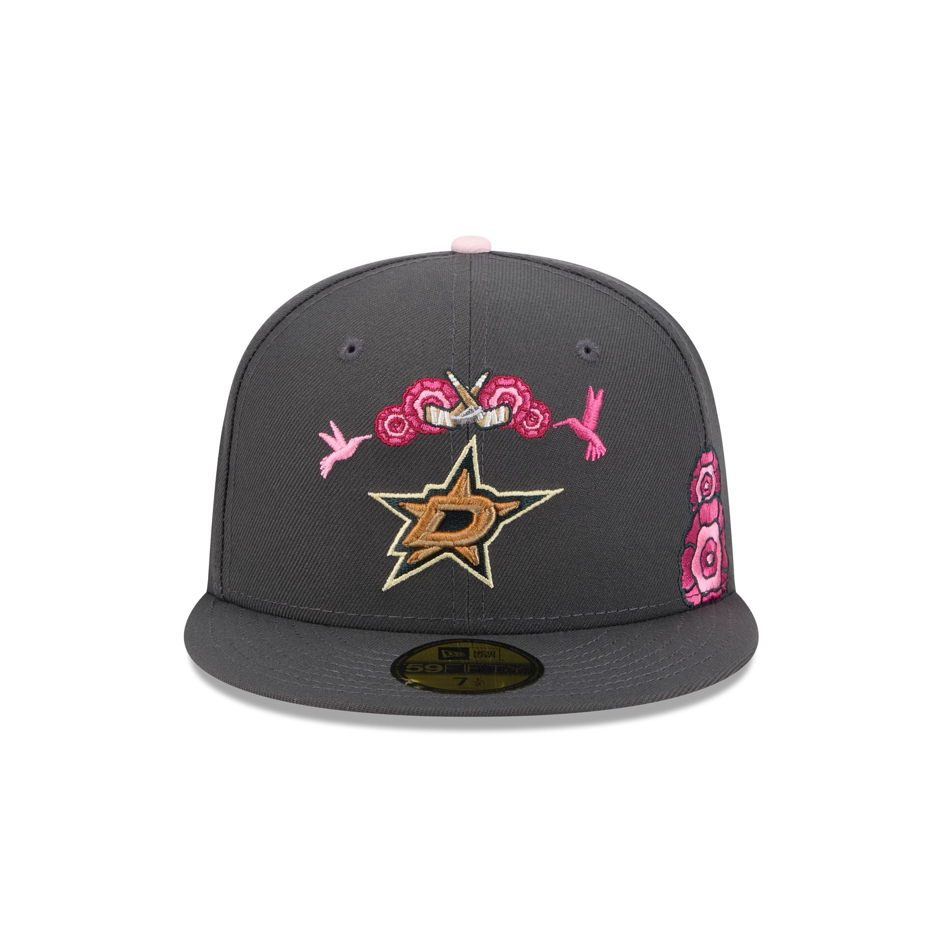 Dallas Stars Day of the Dead Graphite 59FIFTY Fitted Hat - Image 2
