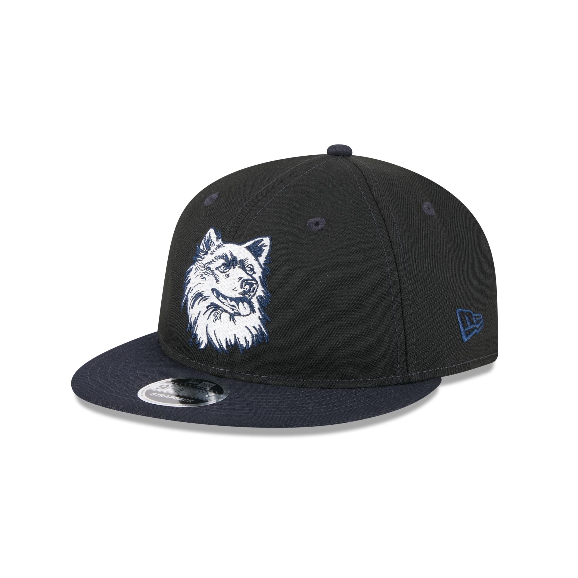 Connecticut Huskies Tournament Side Patch Retro Crown 9FIFTY Strapback - Image 3