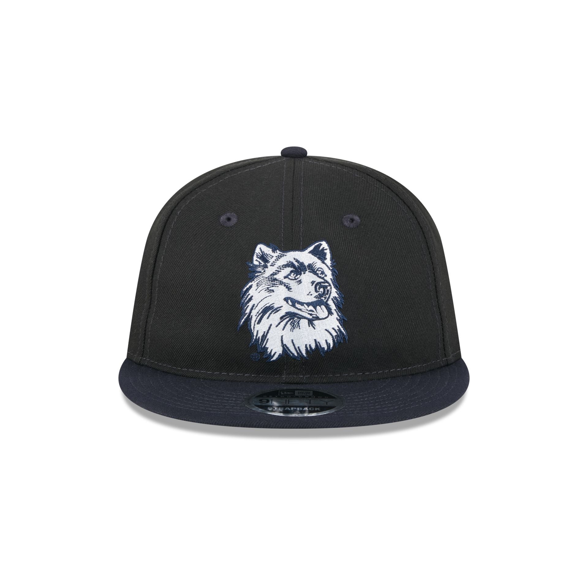 Connecticut Huskies Tournament Side Patch Retro Crown 9FIFTY Strapback - Image 2