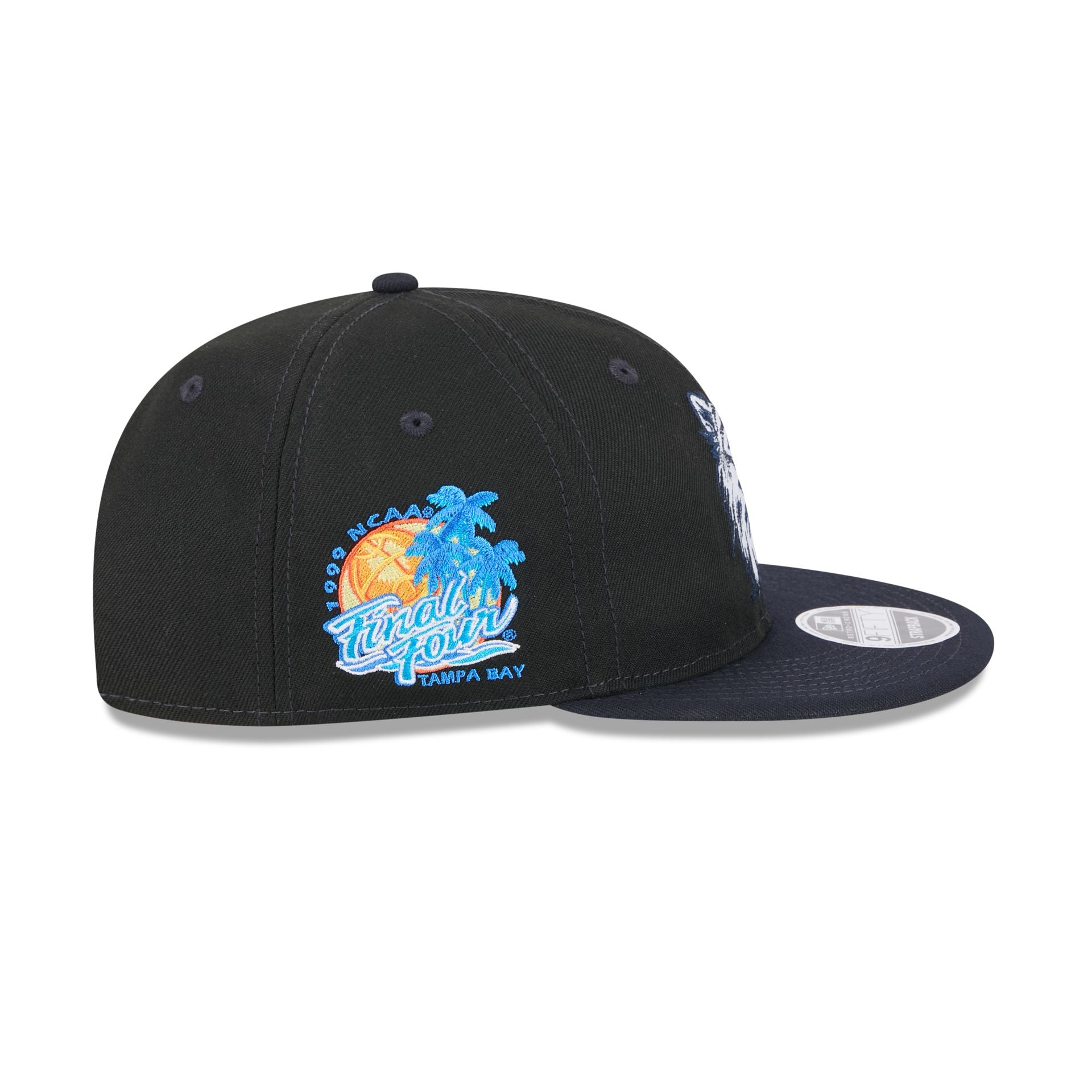 Connecticut Huskies Tournament Side Patch Retro Crown 9FIFTY Strapback - Image 4