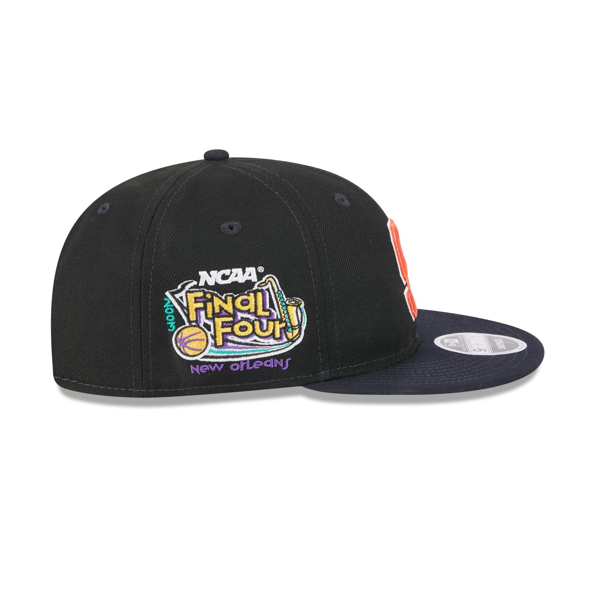 Syracuse Orange Tournament Side Patch Retro Crown 9FIFTY Strapback Hat - Image 4