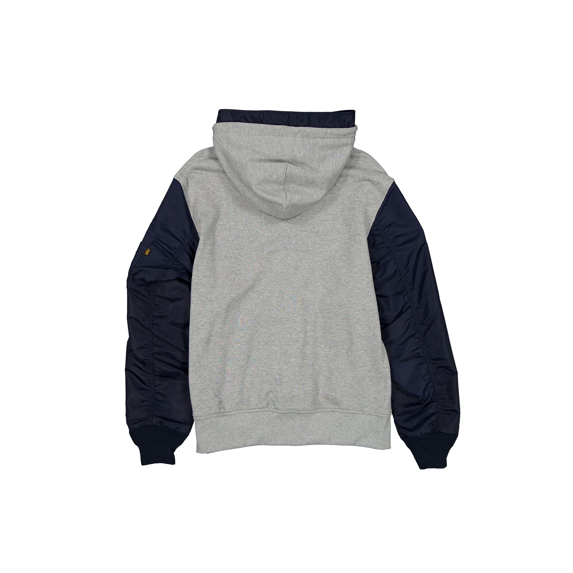 Alpha Industries x Chicago Bears Gray MA-1 Full Zip Fleece Jacket - Image 2