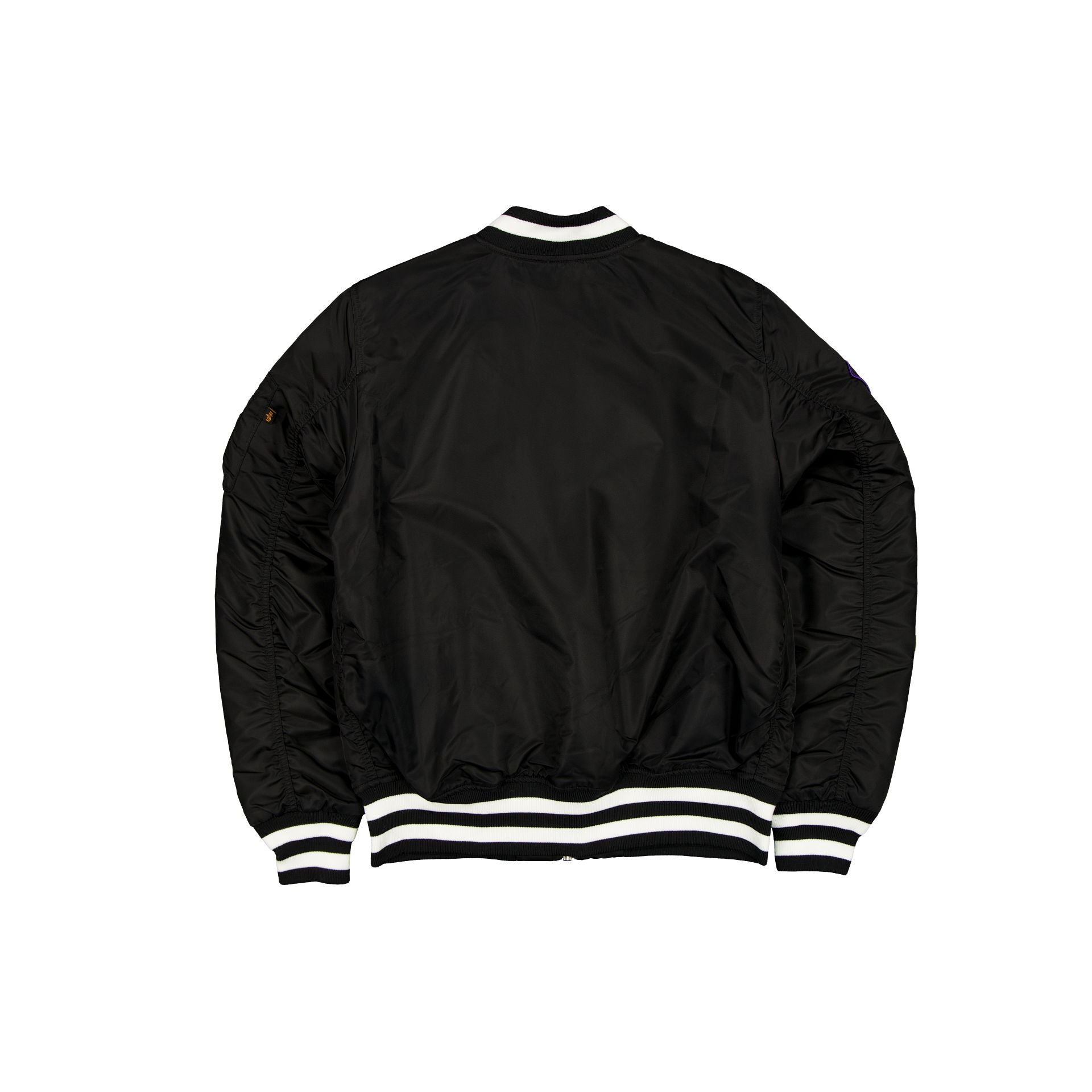 Alpha Industries x Baltimore Ravens Black MA-1 Bomber Jacket - Image 2