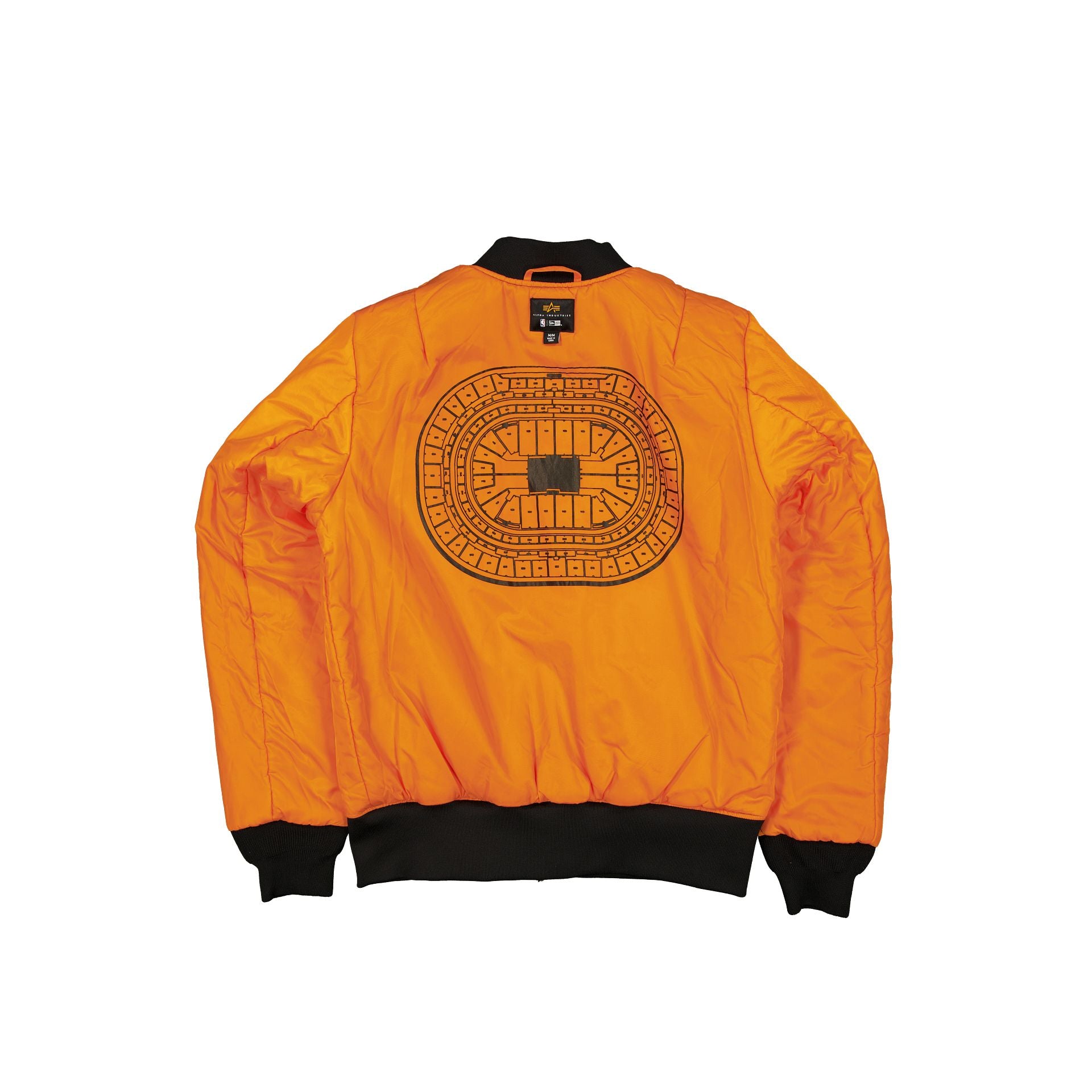 Alpha Industries x Denver Nuggets Black Camo MA-1 Bomber Jacket - Image 3