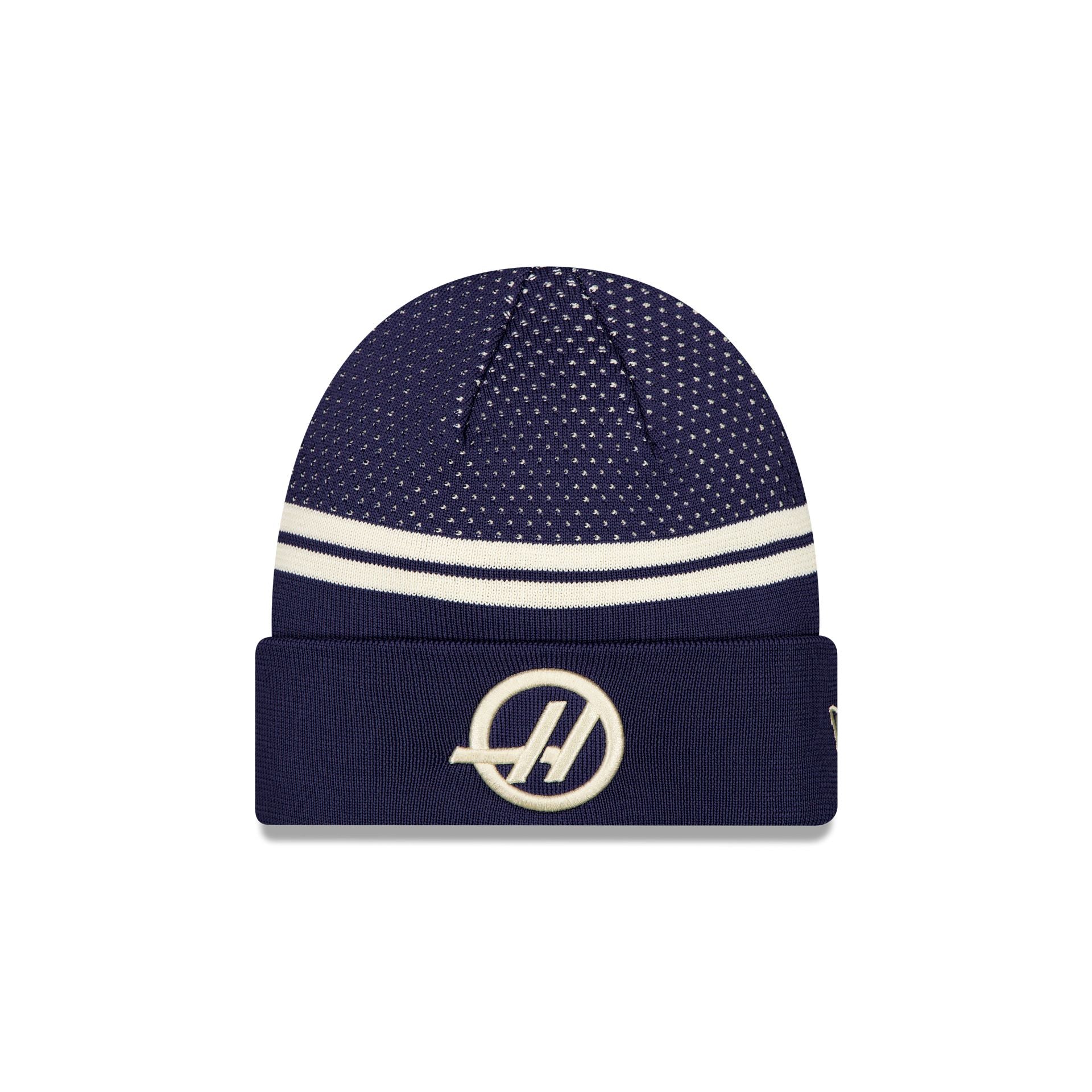 TGR Haas F1 Team Light Navy Cuff Knit Beanie