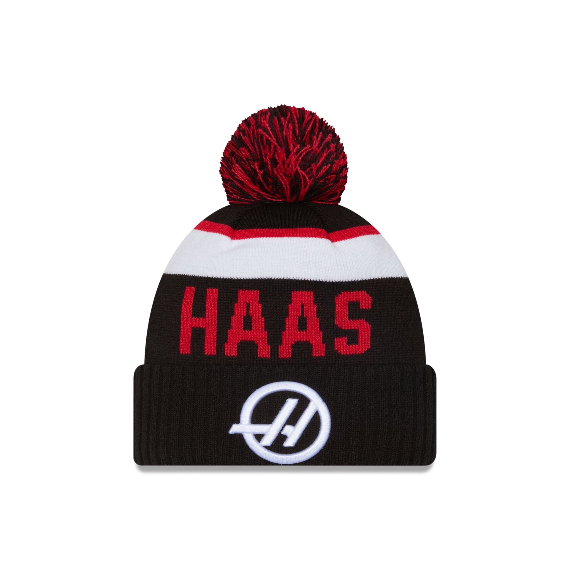 TGR Haas F1 Team Sport Pom Knit Hat