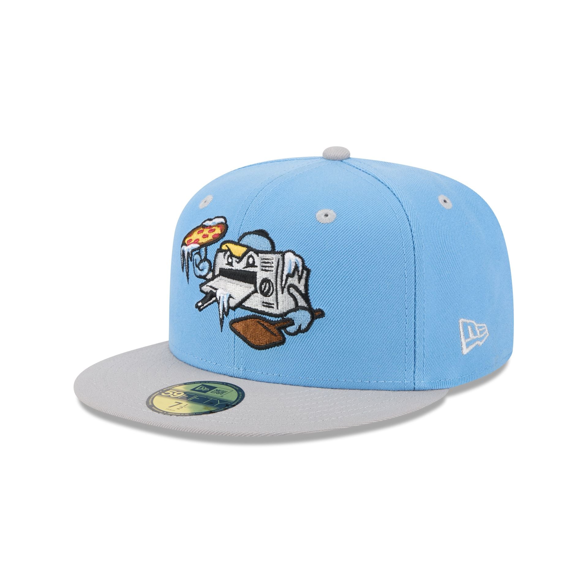 Wisconsin Timber Rattlers Theme Night Light Blue 59FIFTY Fitted Hat