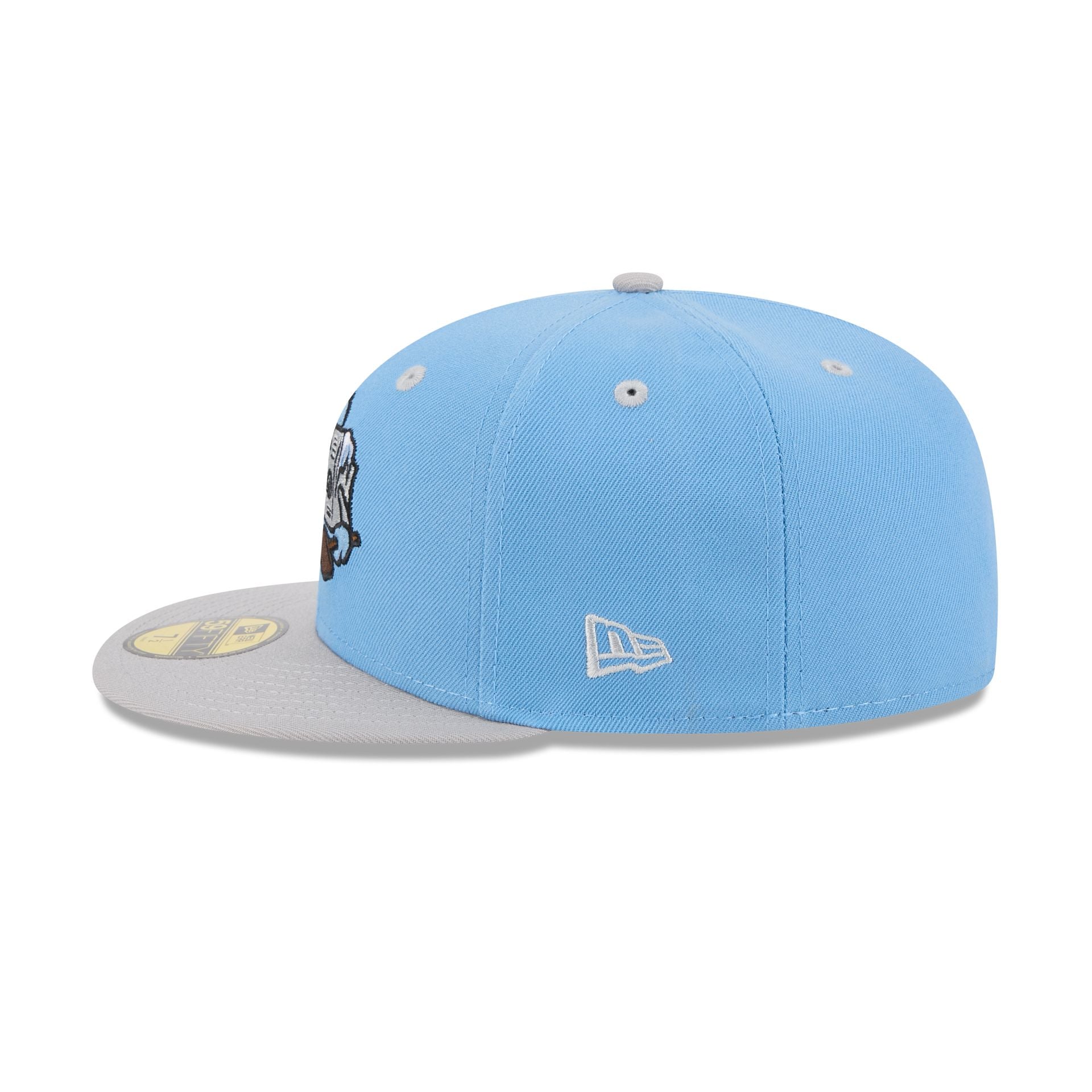 Wisconsin Timber Rattlers Theme Night Light Blue 59FIFTY Fitted Hat - Image 4
