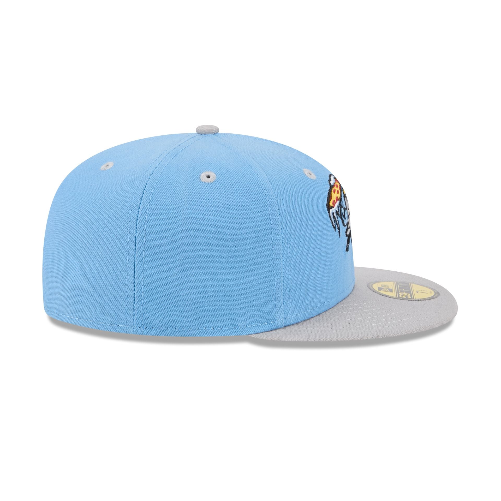 Wisconsin Timber Rattlers Theme Night Light Blue 59FIFTY Fitted Hat - Image 5