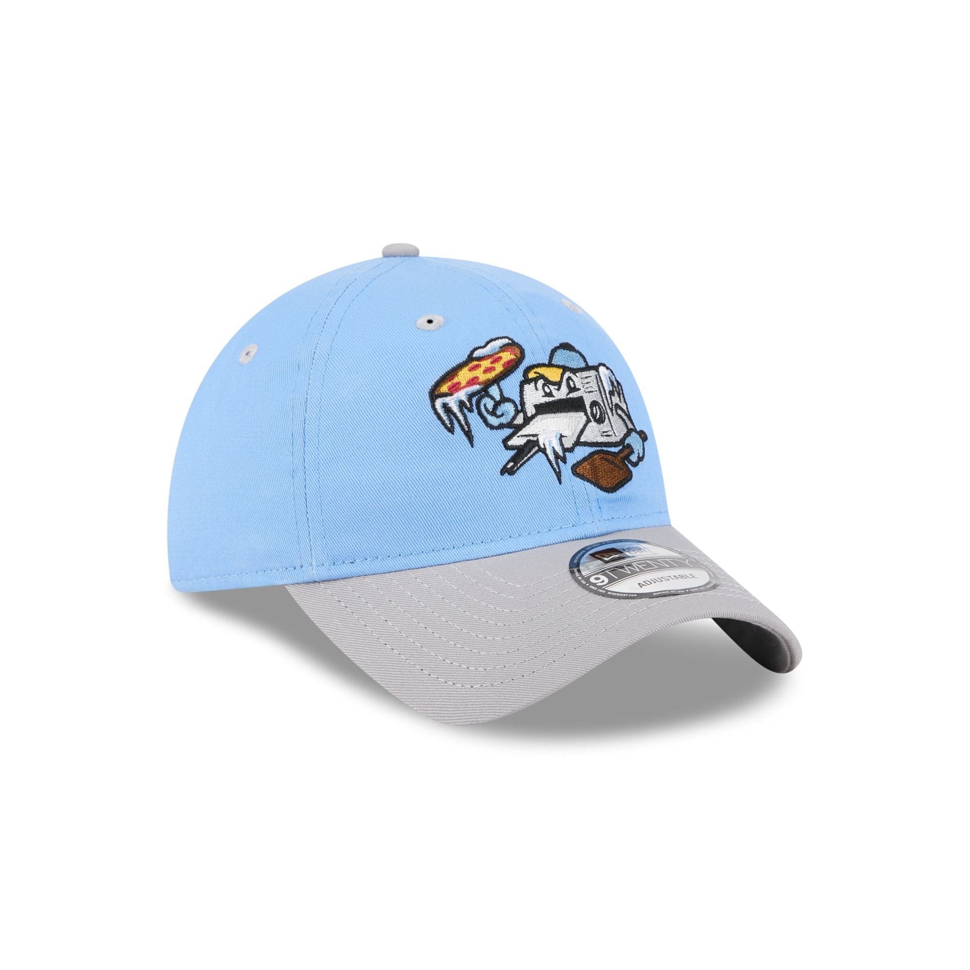 Wisconsin Timber Rattlers Theme Night Light Blue 9TWENTY Adjustable Hat - Image 3