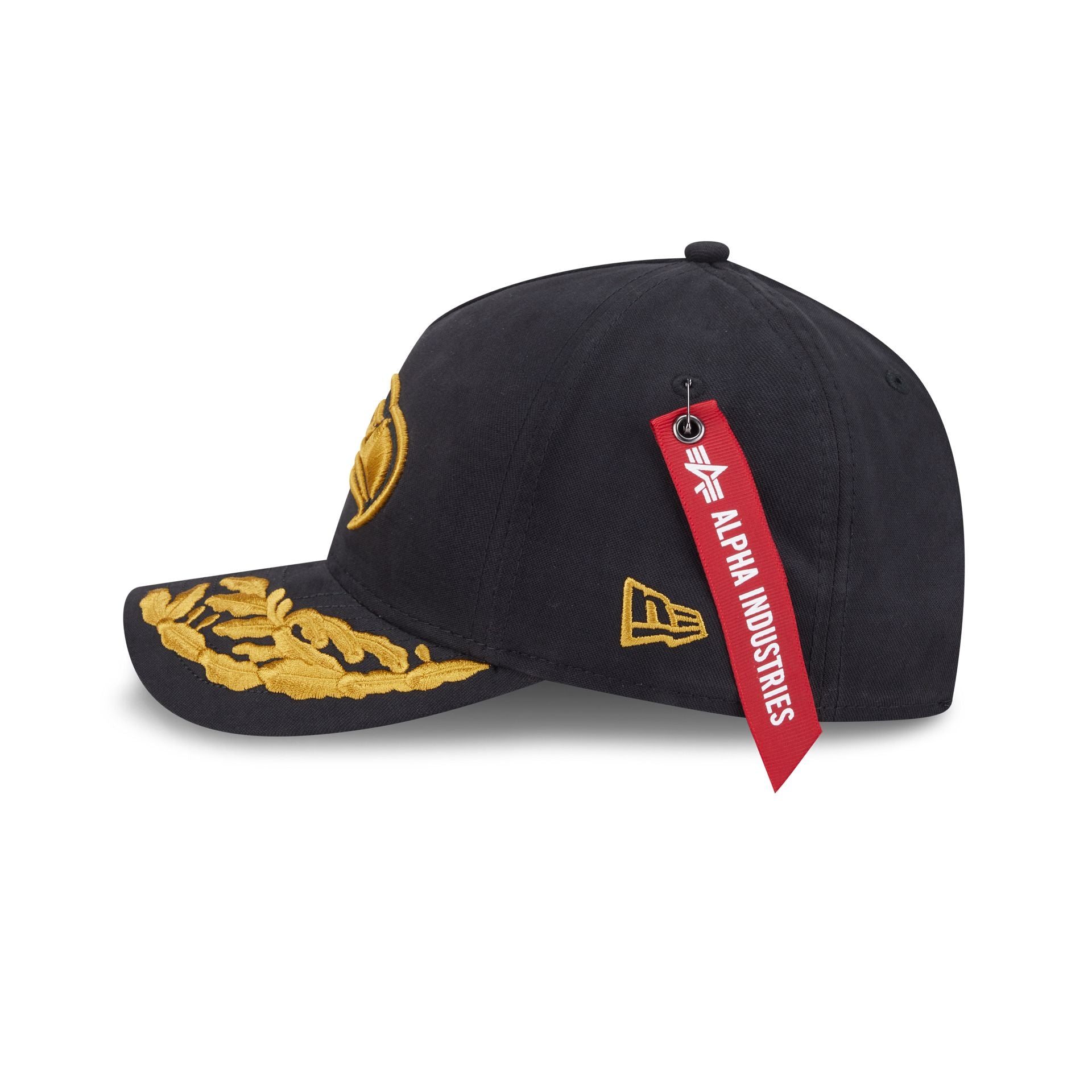 Alpha Industries x Seattle Seahawks Black 9FORTY M-Crown A-Frame Snapb - Image 4