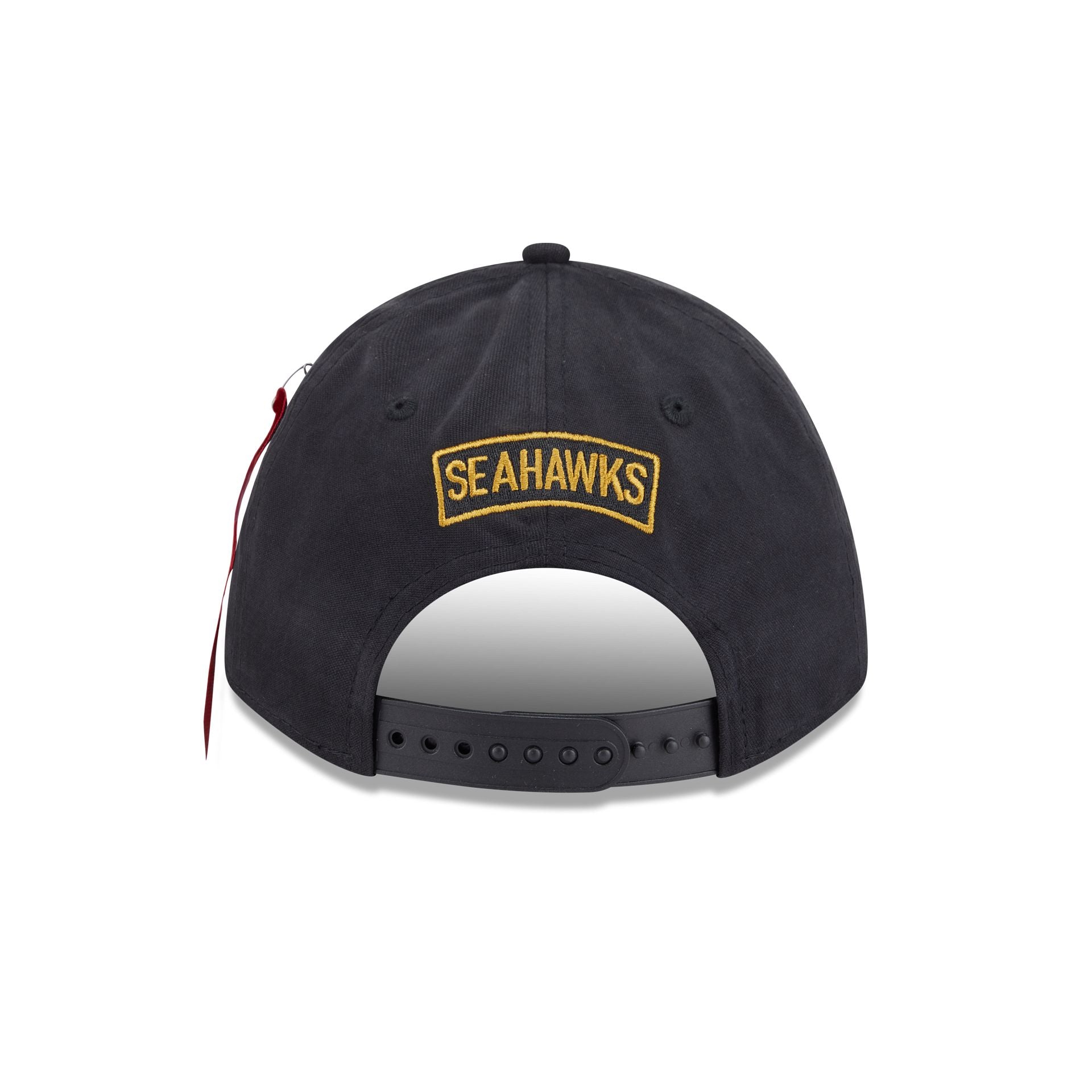 Alpha Industries x Seattle Seahawks Black 9FORTY M-Crown A-Frame Snapb - Image 6
