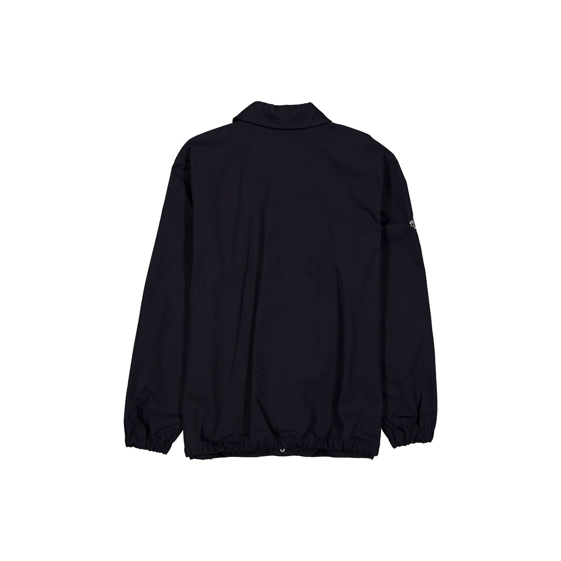 New Era Branded Twill Applique Navy Coaches Jacket - Image 2