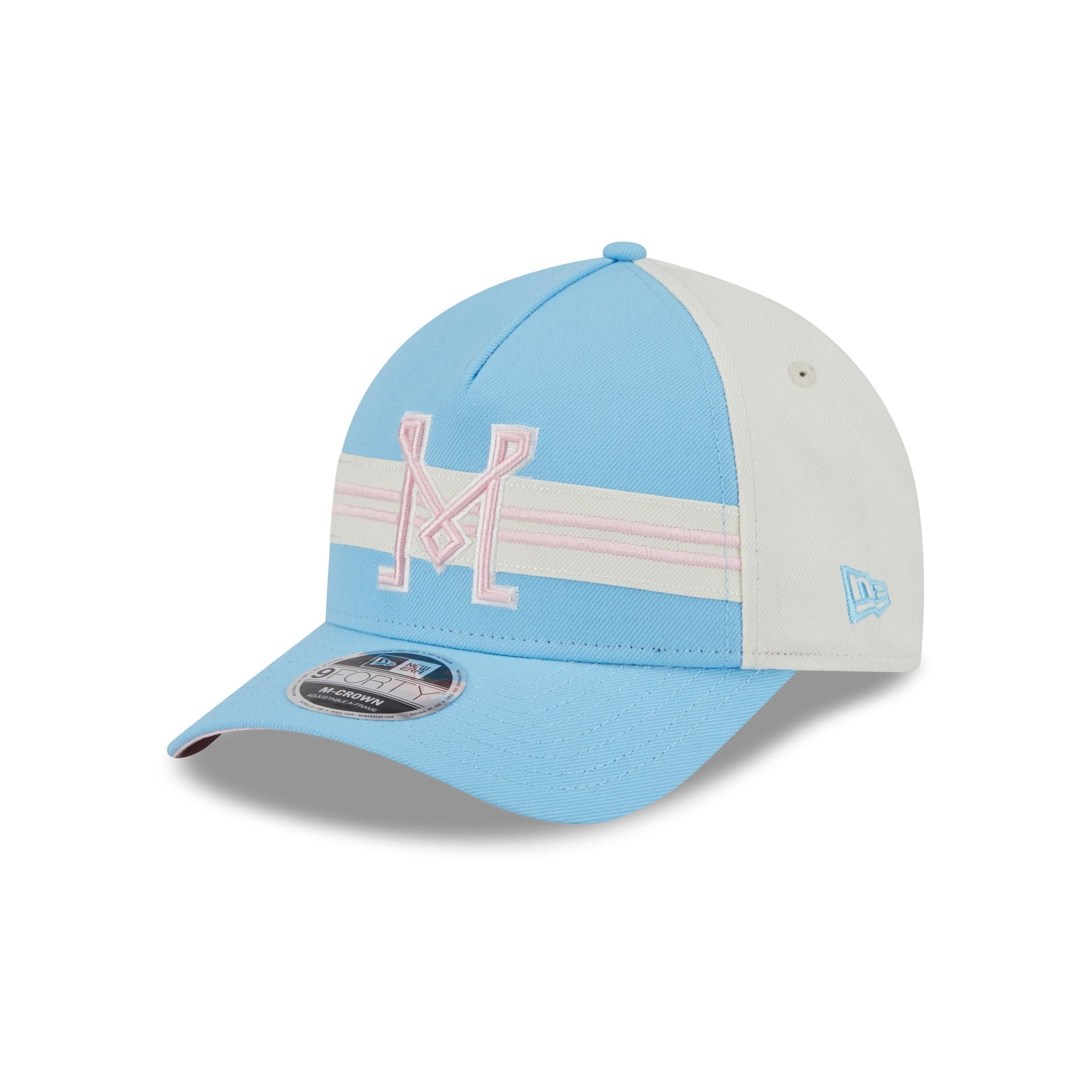 Inter Miami 2025 Jersey Hook Light Blue 9FORTY M-Crown A-Frame Snapbac - Image 3
