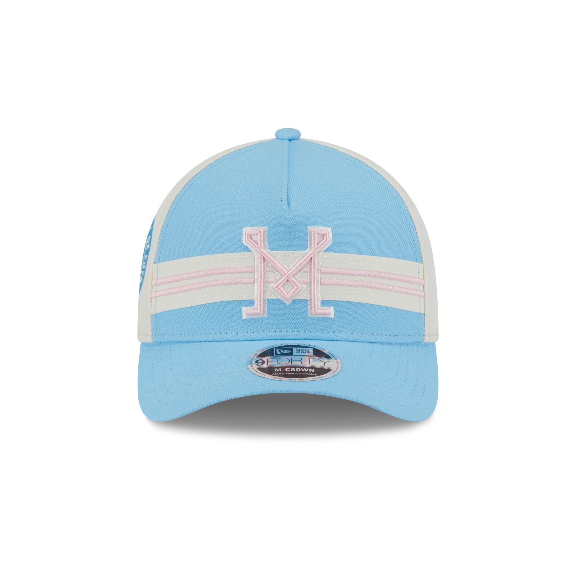 Inter Miami 2025 Jersey Hook Light Blue 9FORTY M-Crown A-Frame Snapbac - Image 2