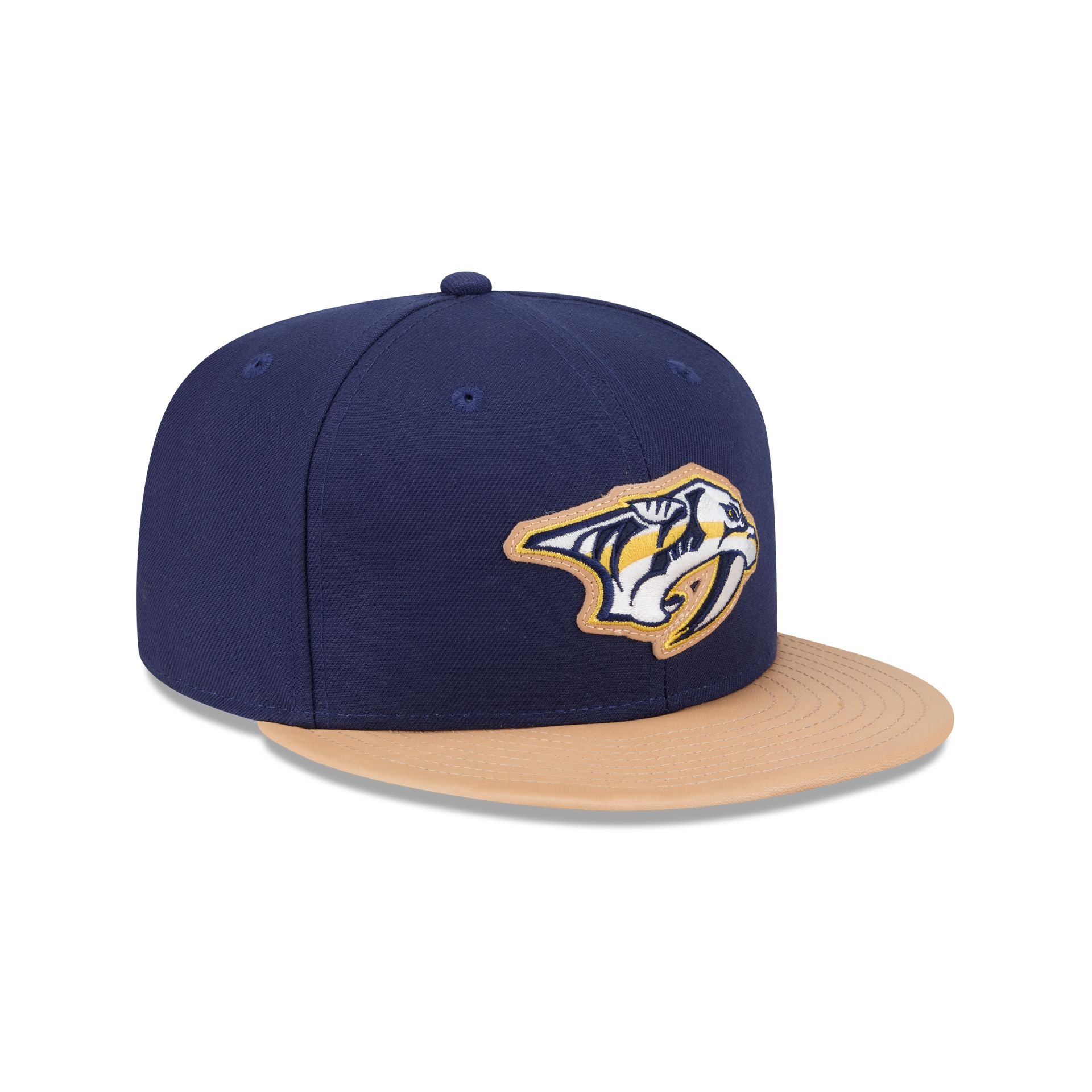 Nashville Predators Leather Visor 59FIFTY Fitted Hat - Image 3