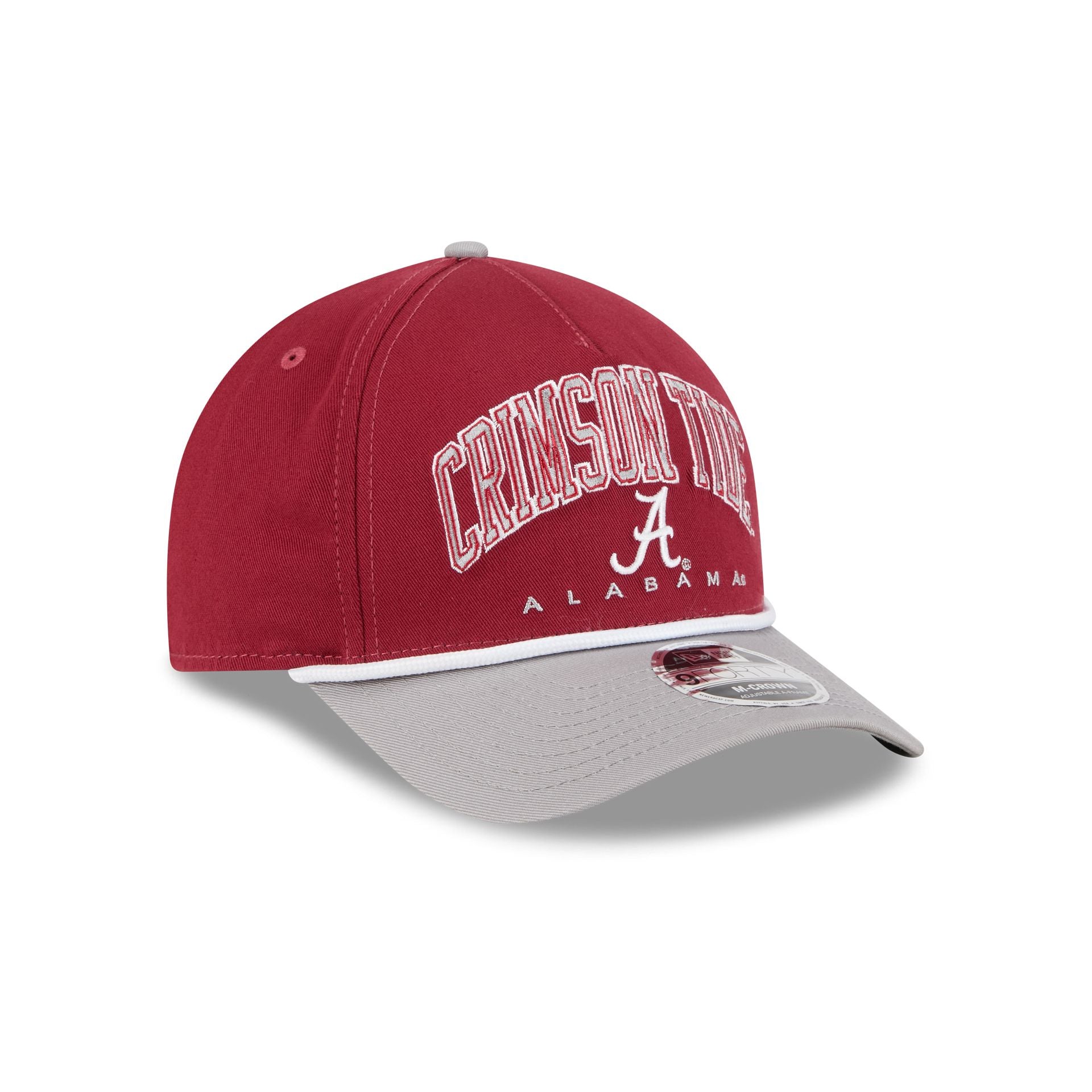Alabama Crimson Tide Arch 9FORTY M-Crown A-Frame Snapback Hat - Image 3