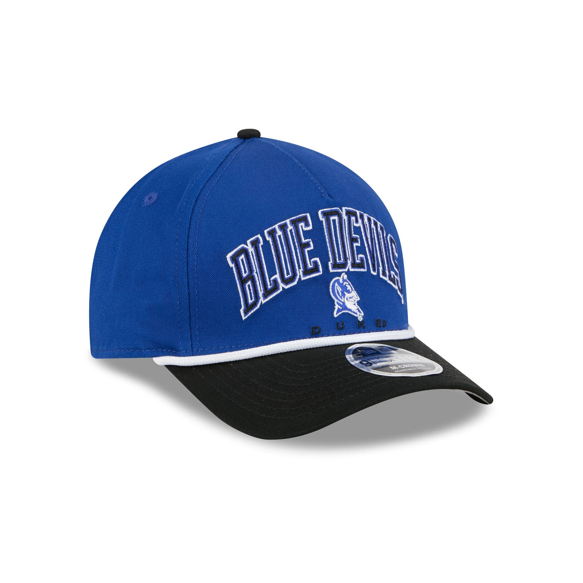 Duke Blue Devils Arch 9FORTY M-Crown A-Frame Snapback Hat - Image 3