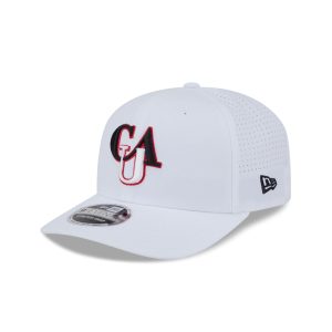 Clark Atlanta Panthers Optic White Performance 9SEVENTY Stretch-Snap H