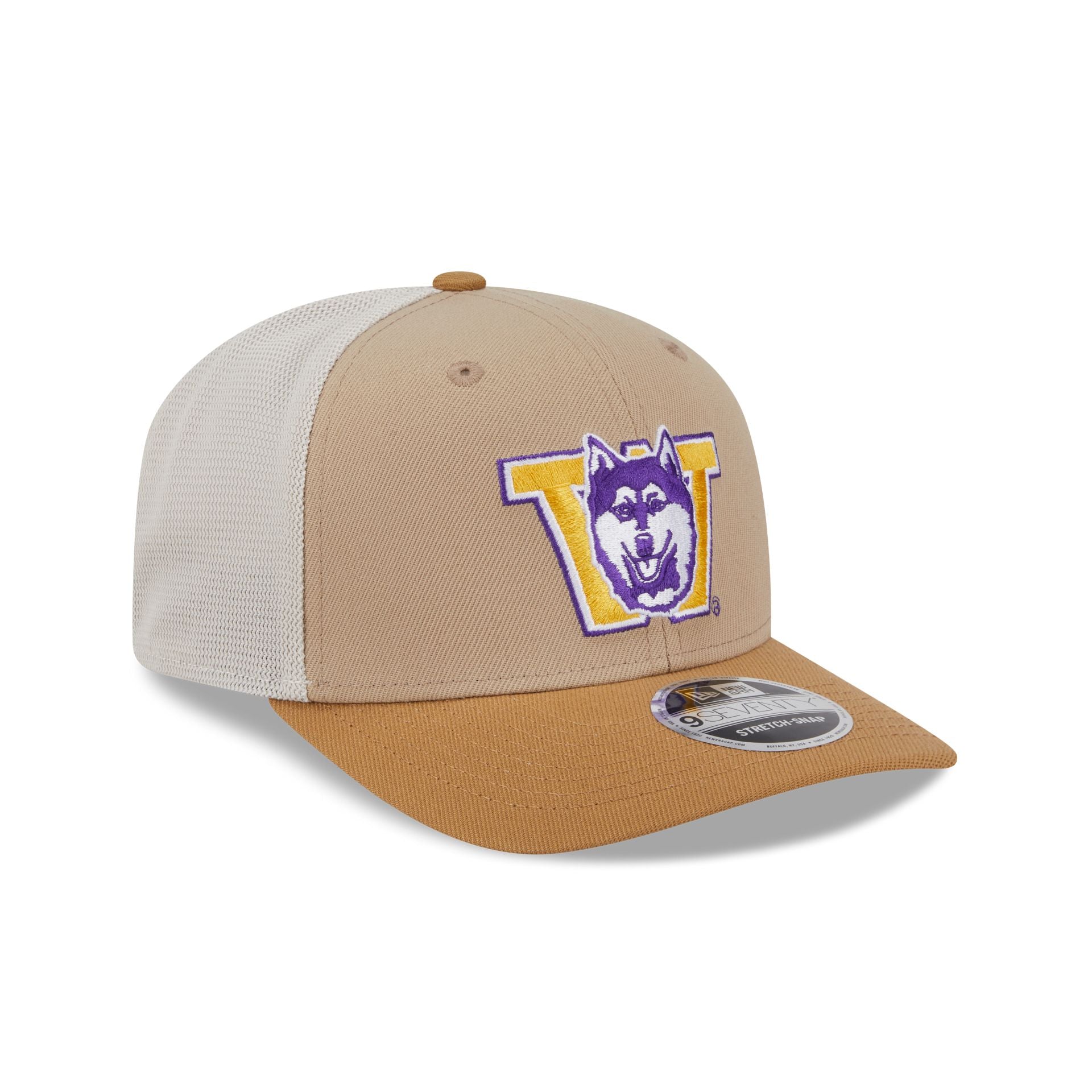 Washington Huskies College Vault Stone 9SEVENTY Trucker Hat - Image 3