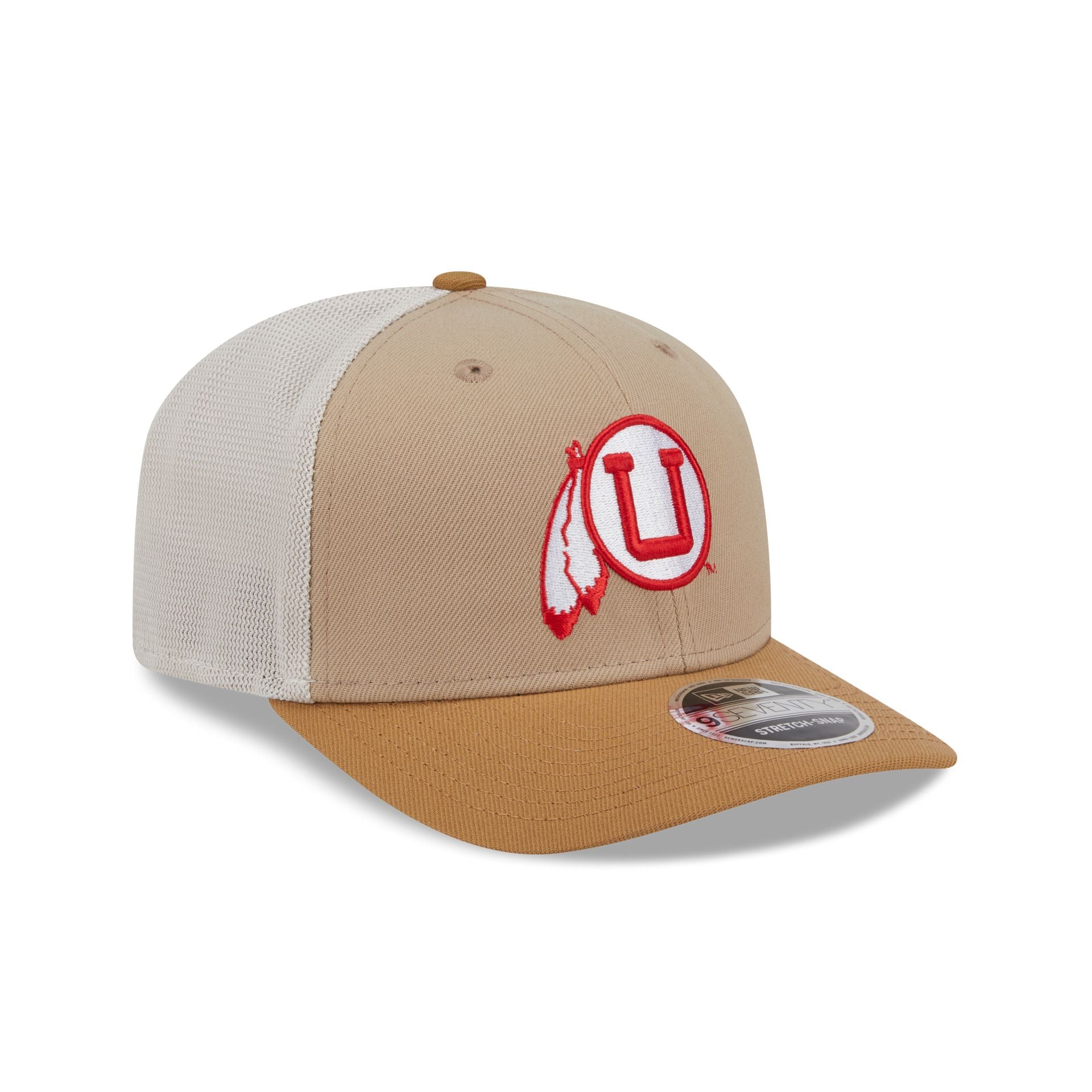 Utah Utes College Vault Stone 9SEVENTY Trucker Hat - Image 3