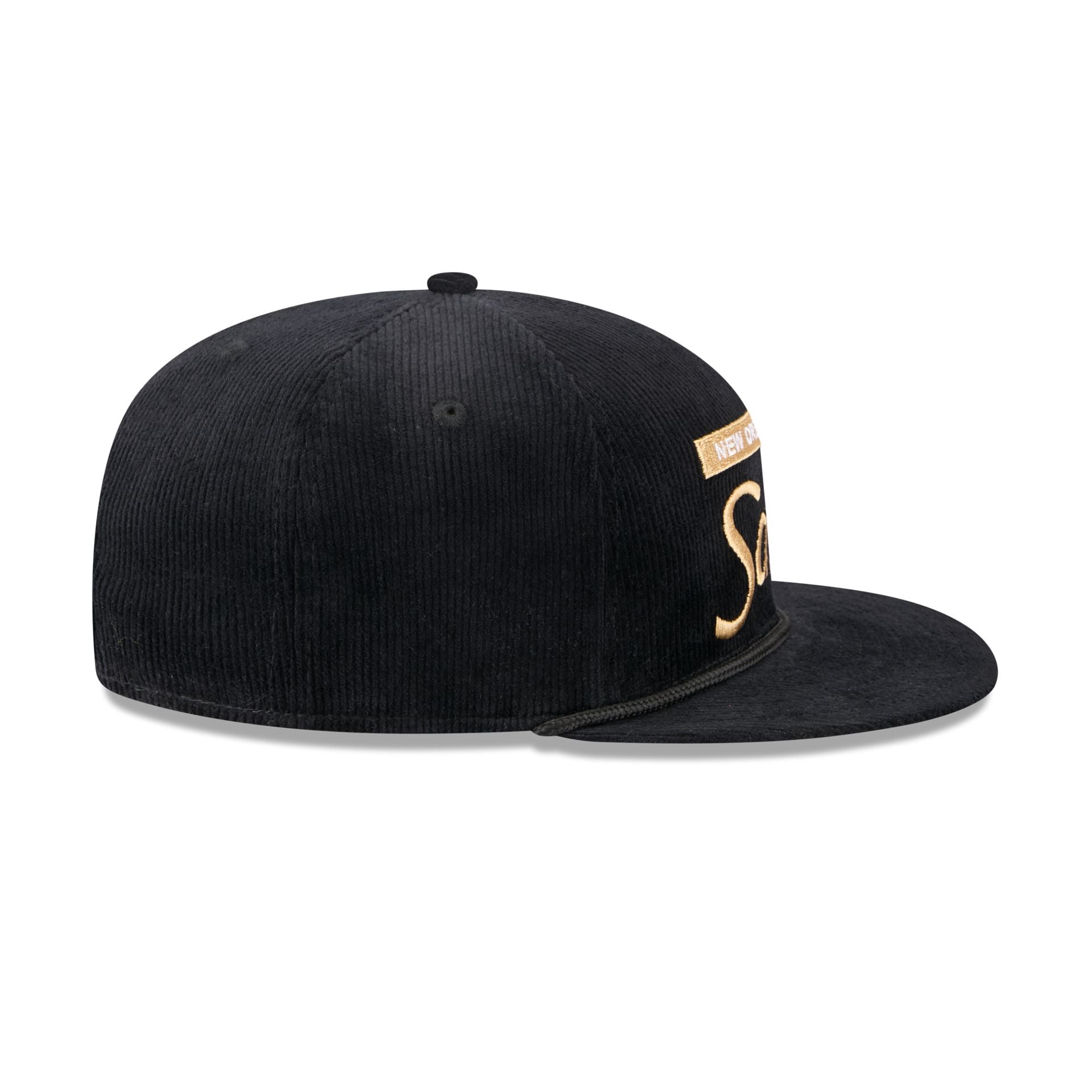 New Orleans Saints Corduroy Rope 9FIFTY Snapback Hat - Image 5